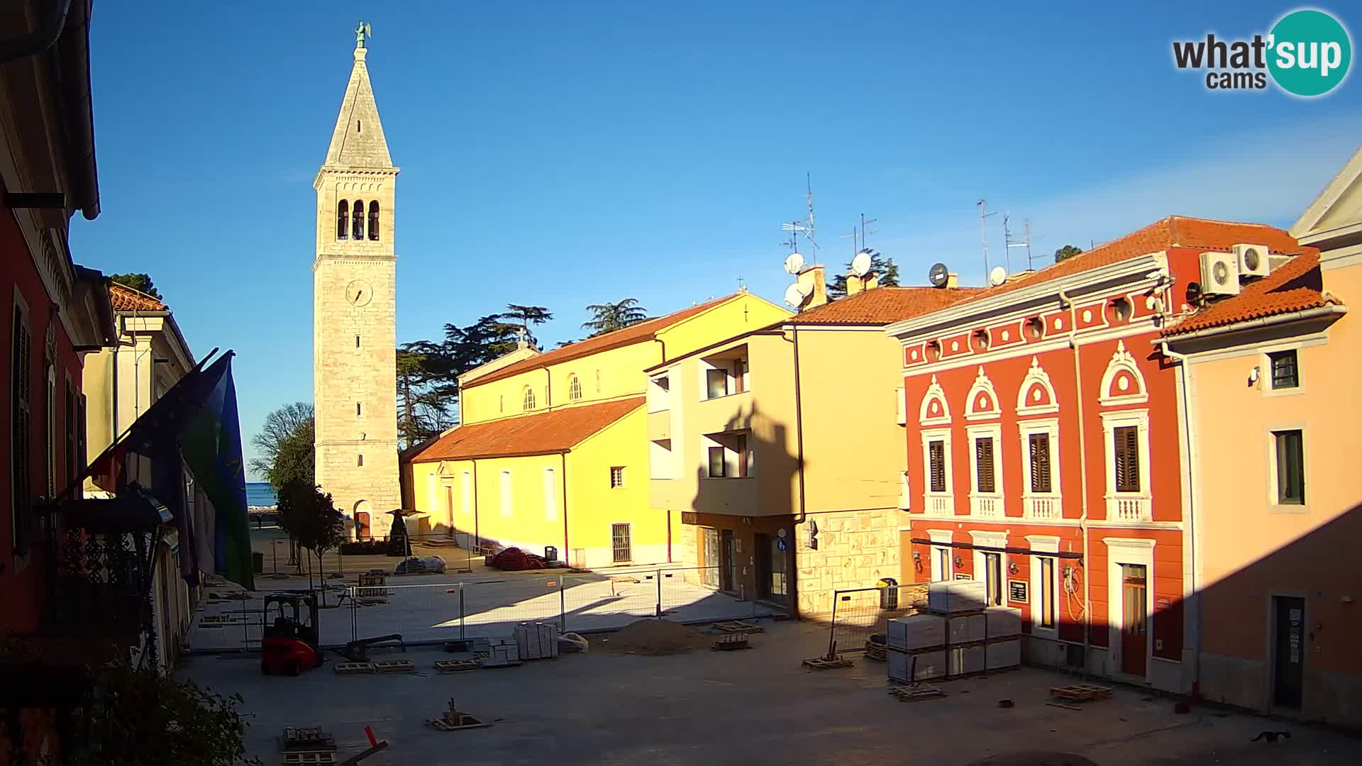 Live webcam Novigrad – Veliki Trg (grande place) – Piazza Grande