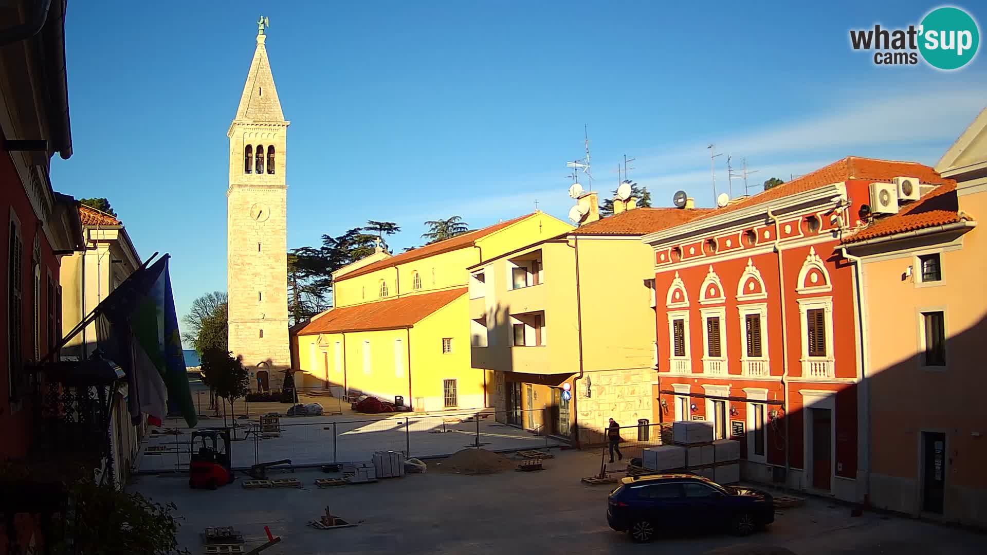 Live webcam Novigrad – Veliki Trg (grande place) – Piazza Grande