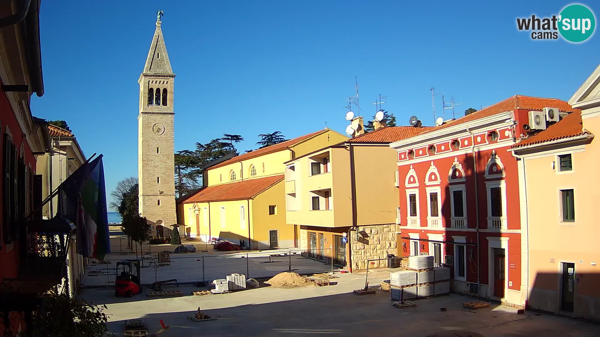 Live webcam Novigrad – Veliki Trg / Piazza Grande – Istria – Croatien