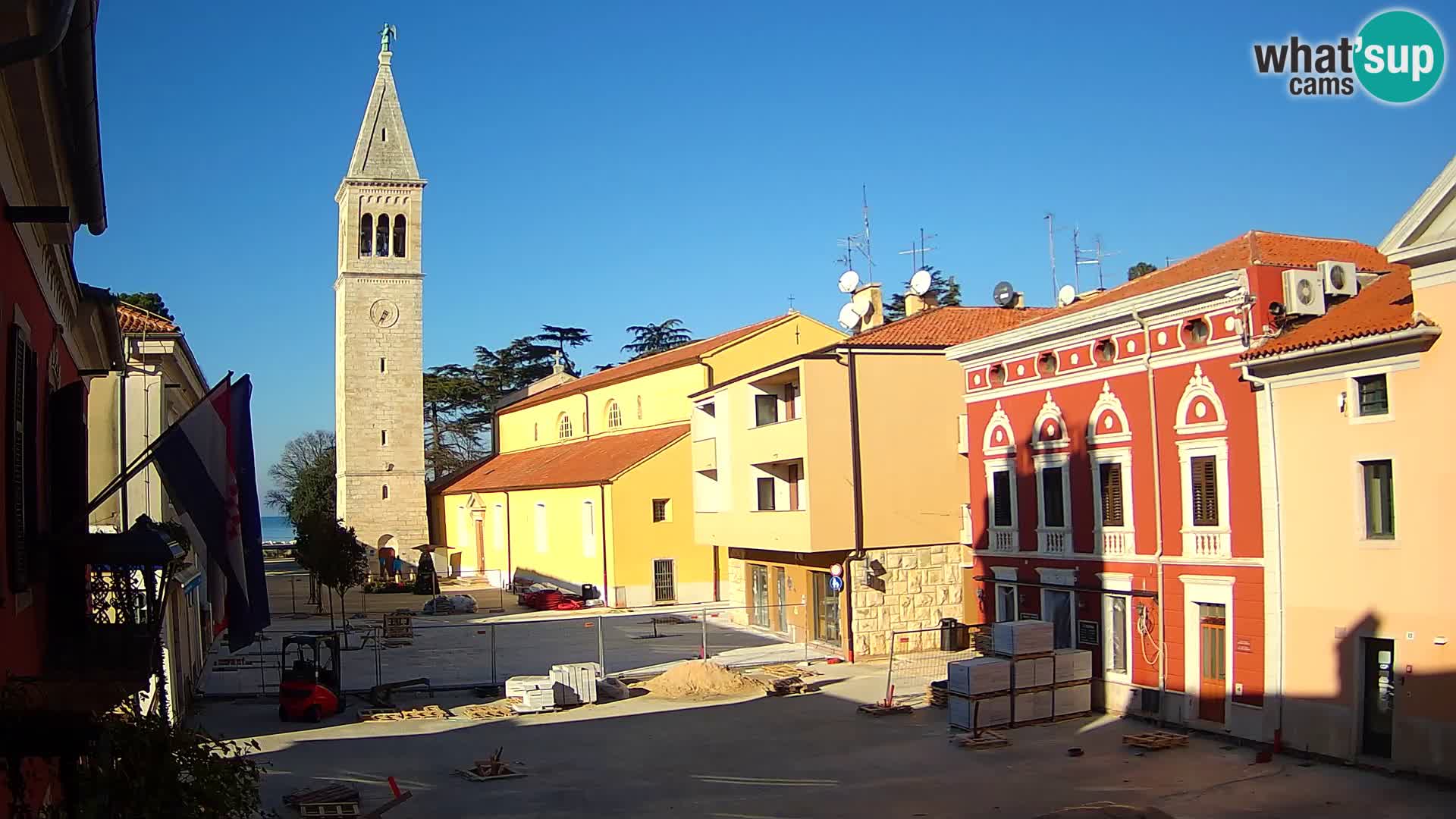 Novigrad Webcam – Veliki Trg (großen Platz) – Istrien – Kroatien