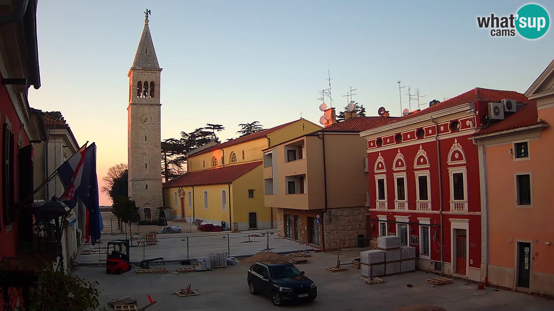 LIVE Webcam Cittanova / Novigrad – Piazza Grande – Istria