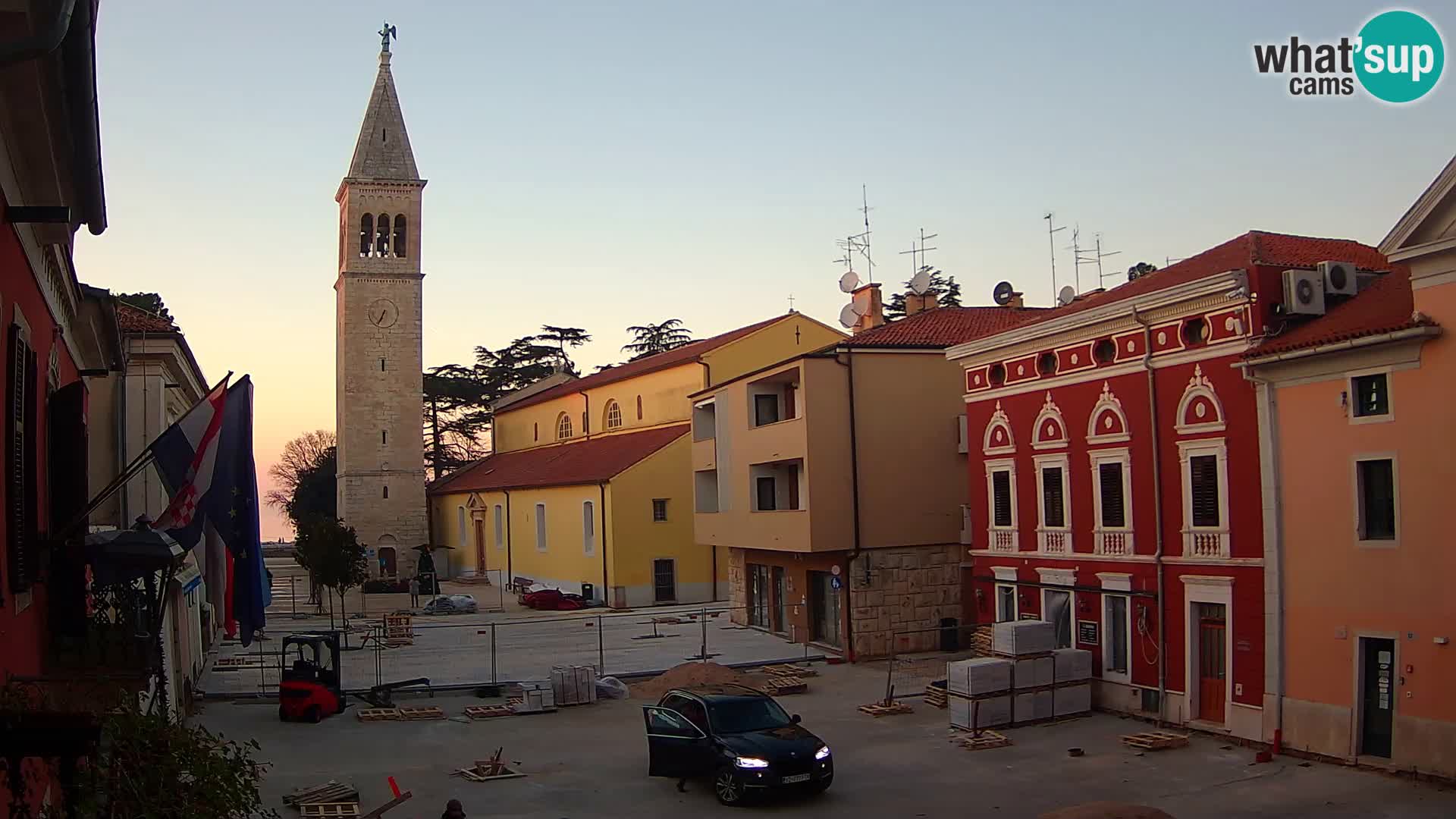 Live webcam Novigrad – Veliki Trg (big square) – Istria – Croatien