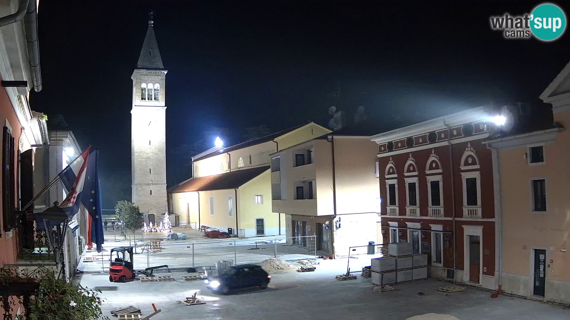 Live webcam Novigrad – Veliki Trg (grande place) – Piazza Grande