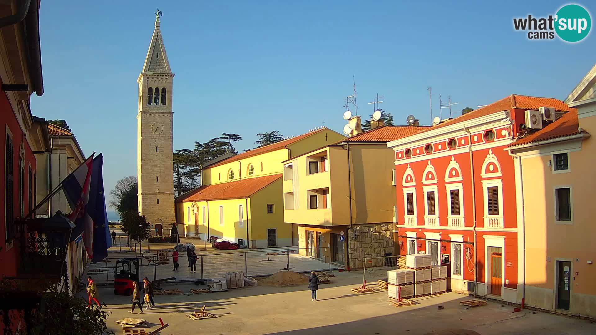 Novigrad Webcam – Veliki Trg (großen Platz) – Istrien – Kroatien