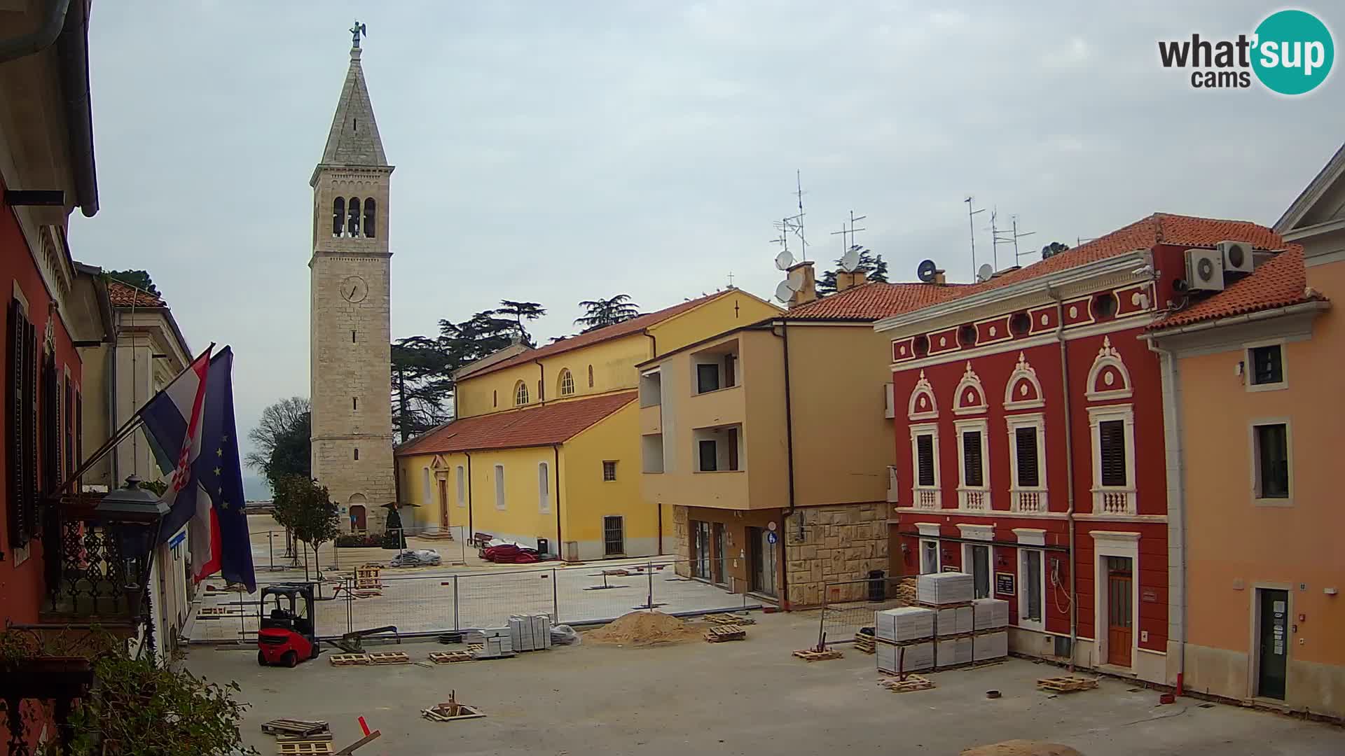 LIVE Webcam Cittanova / Novigrad – Piazza Grande – Istria