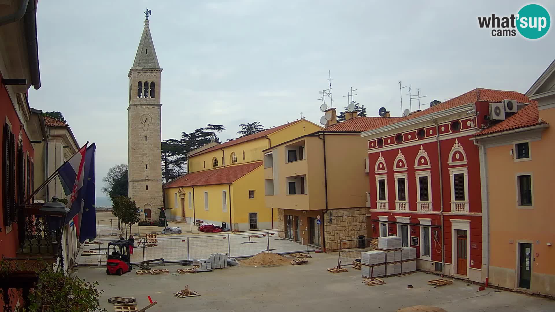 LIVE Webcam Cittanova / Novigrad – Piazza Grande – Istria