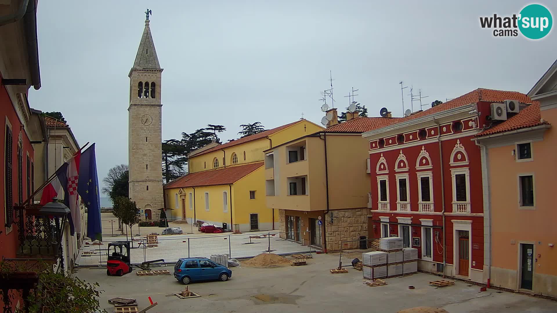 Live webcam Novigrad – Veliki Trg (grande place) – Piazza Grande