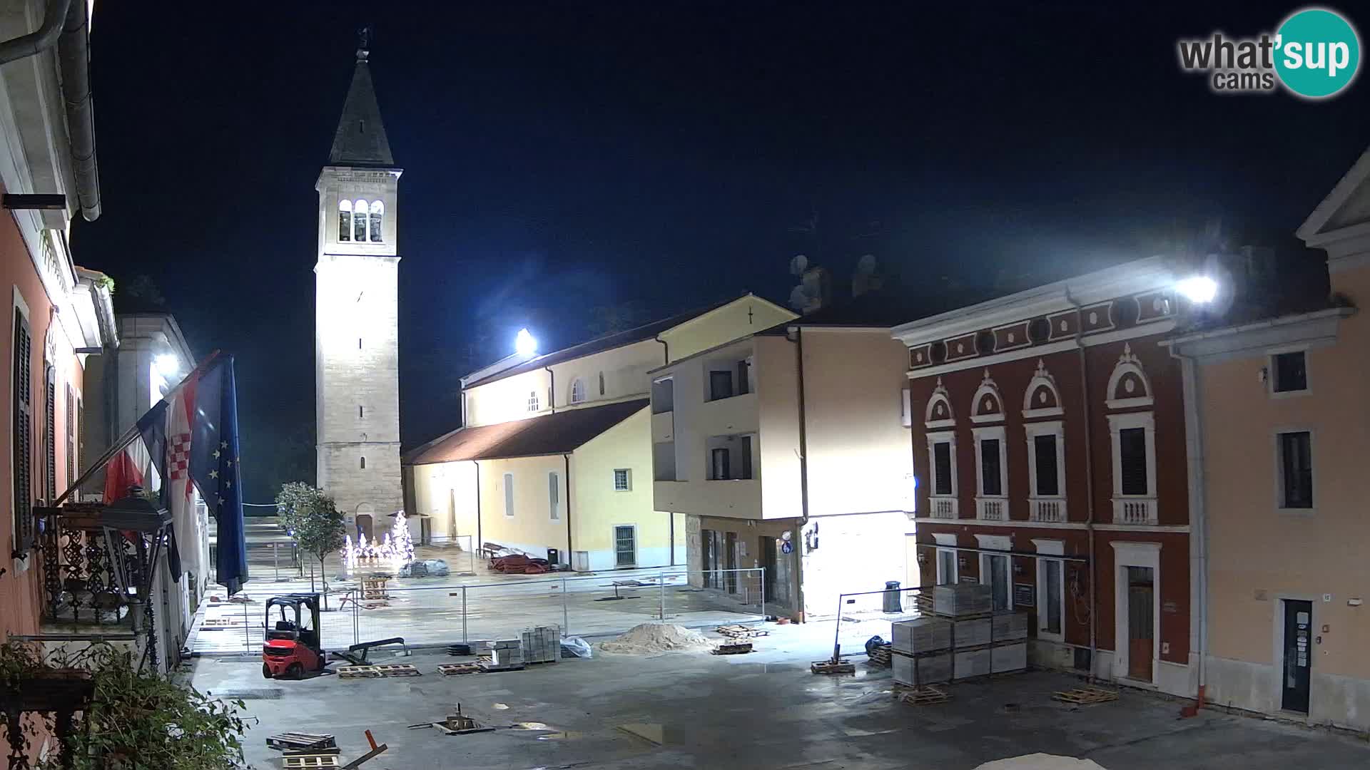 Live webcam Novigrad – Veliki Trg / Piazza Grande – Istria – Croatien