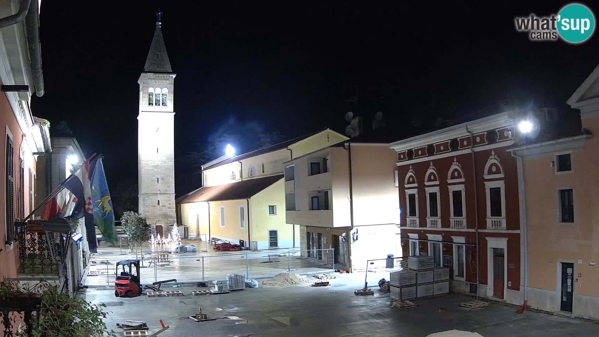 Live webcam Novigrad – Veliki Trg / Piazza Grande – Istria – Croatien