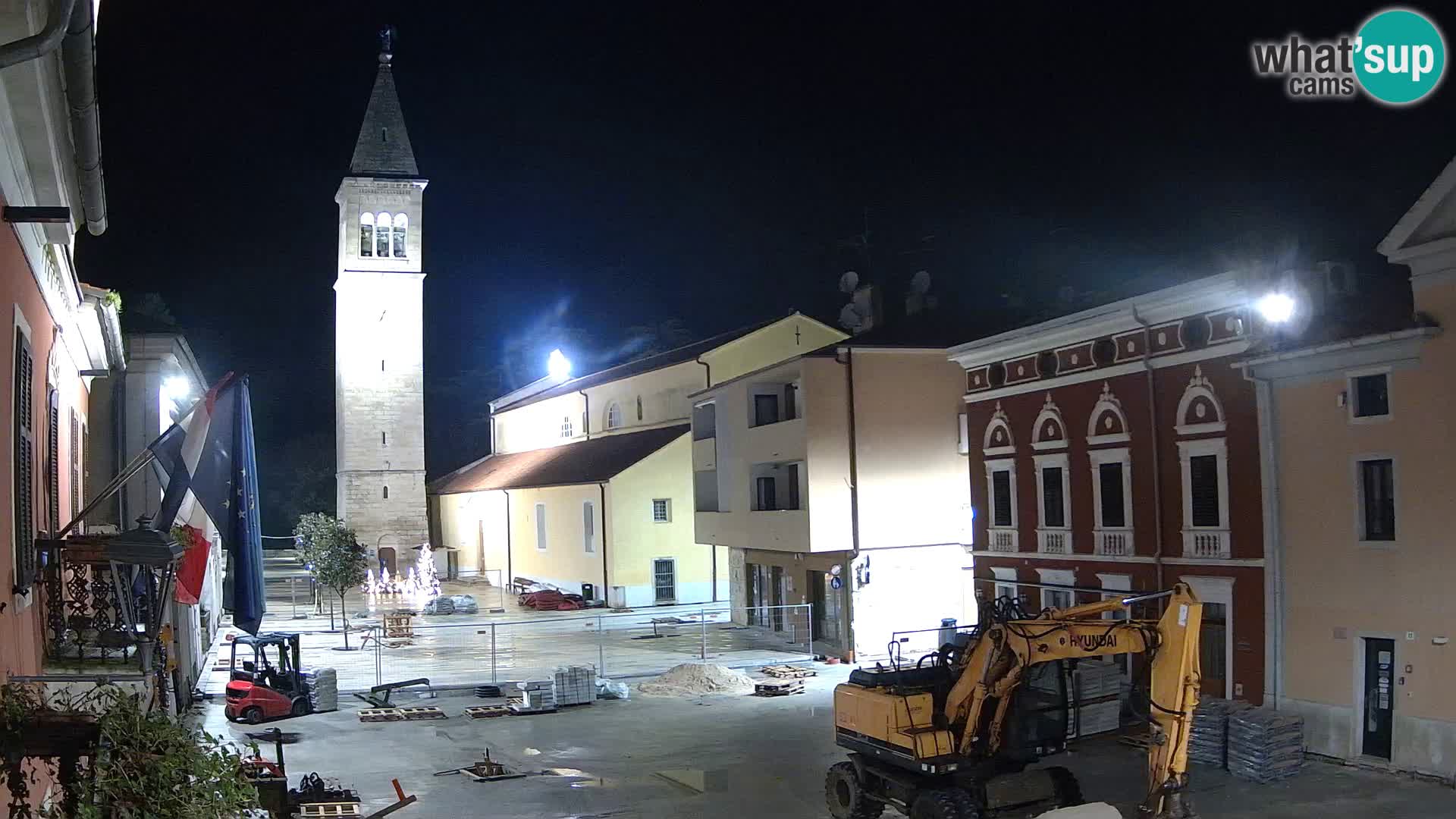 Live webcam Novigrad – Veliki Trg / Piazza Grande – Istria – Croatien