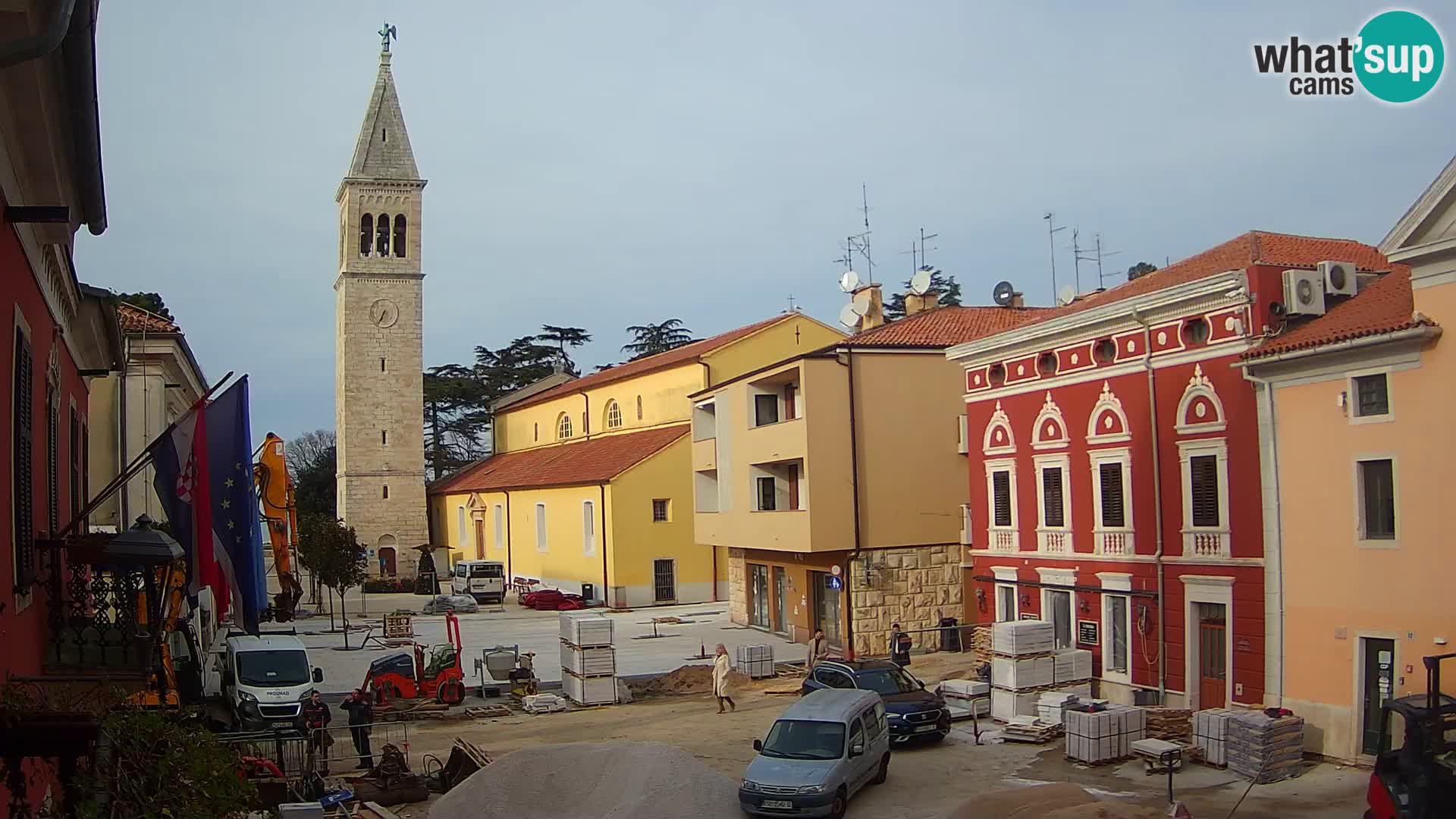 Live Webcam Novigrad – Veliki Trg (gran plaza) – Piazza Grande