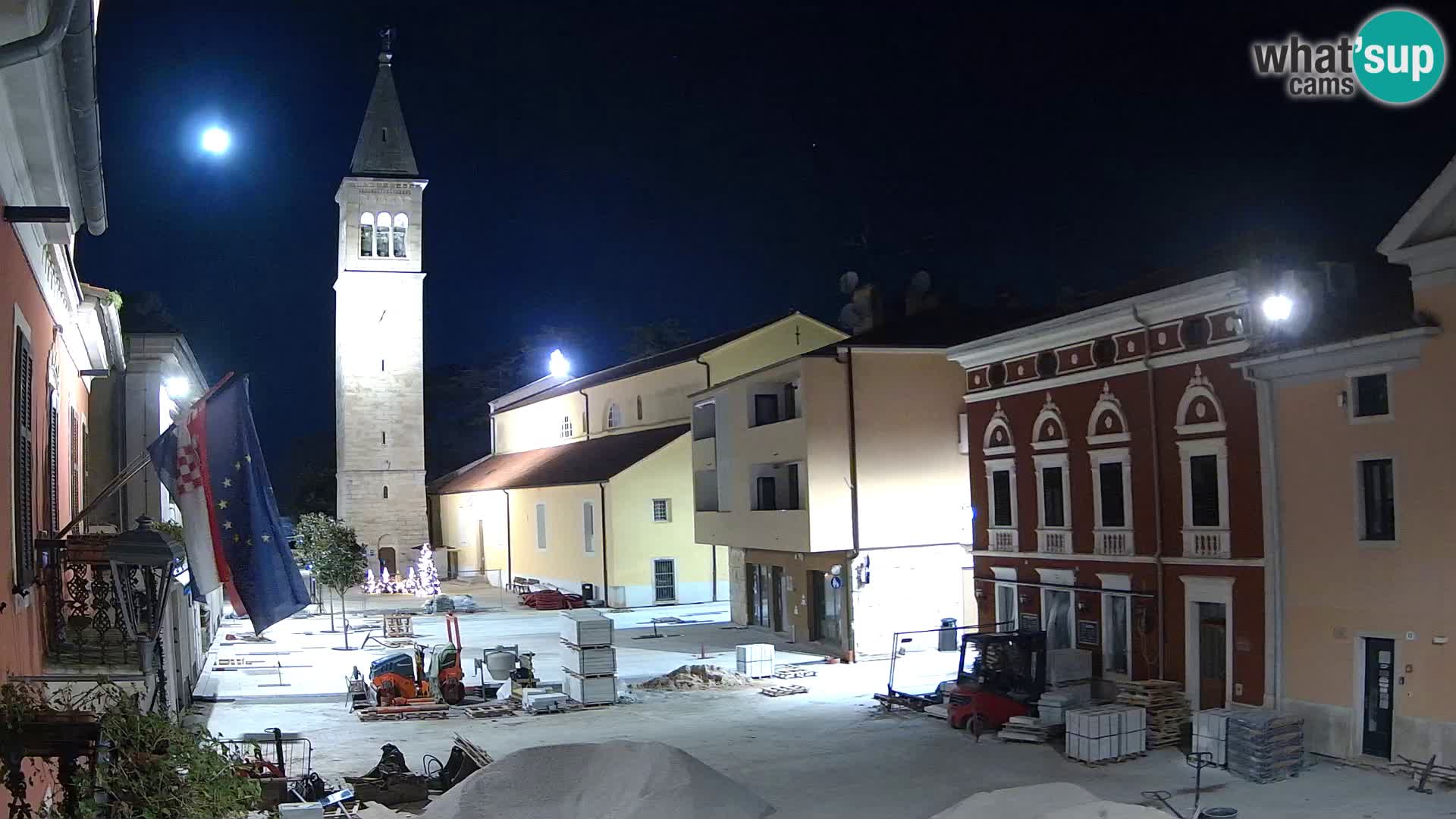 Live webcam Novigrad – Veliki Trg (grande place) – Piazza Grande