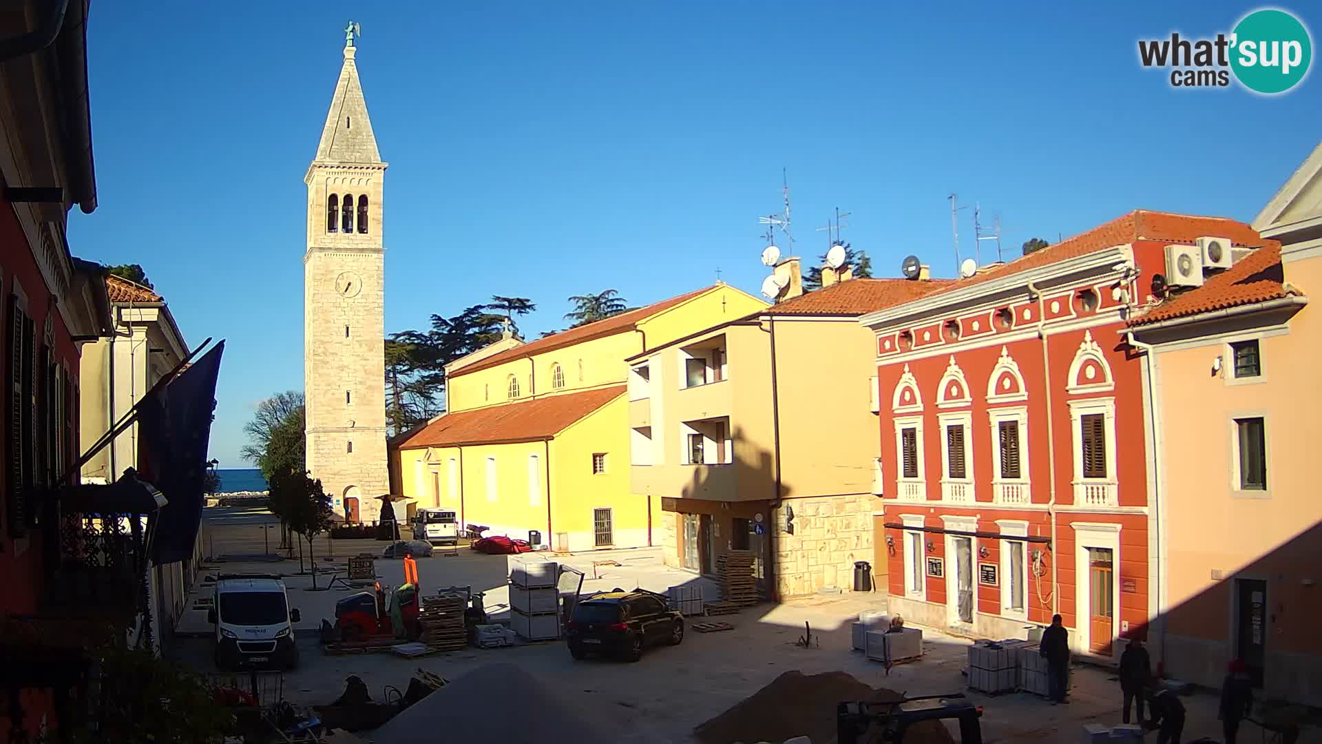 Live Webcam Novigrad – Veliki Trg (gran plaza) – Piazza Grande