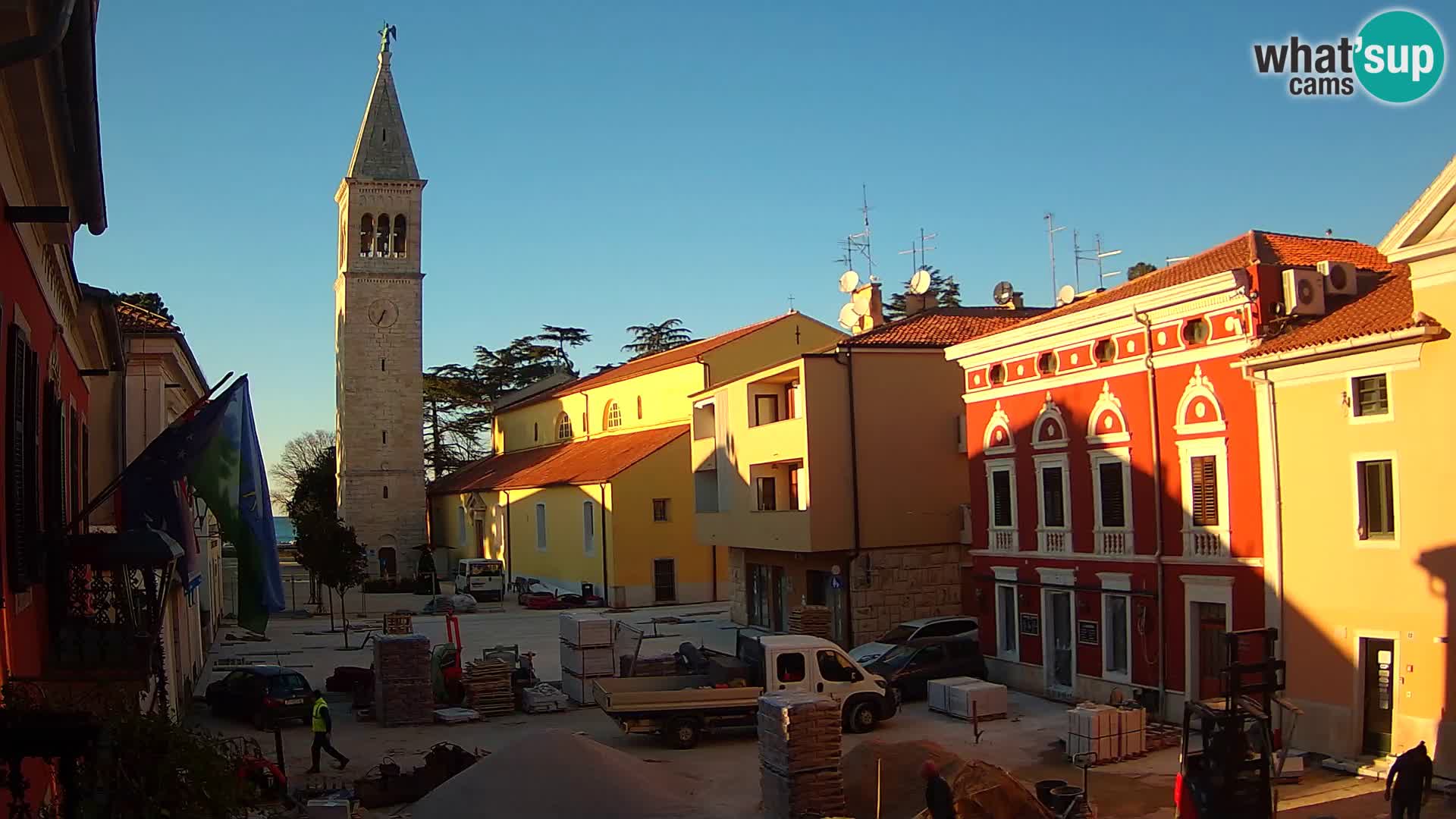 Live webcam Novigrad – Veliki Trg / Piazza Grande – Istria – Croatien