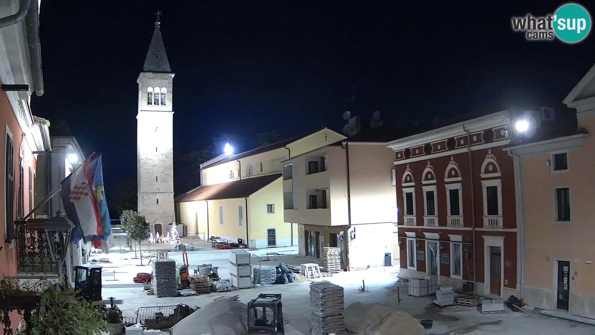 Live webcam Novigrad – Veliki Trg / Piazza Grande – Istria – Croatien