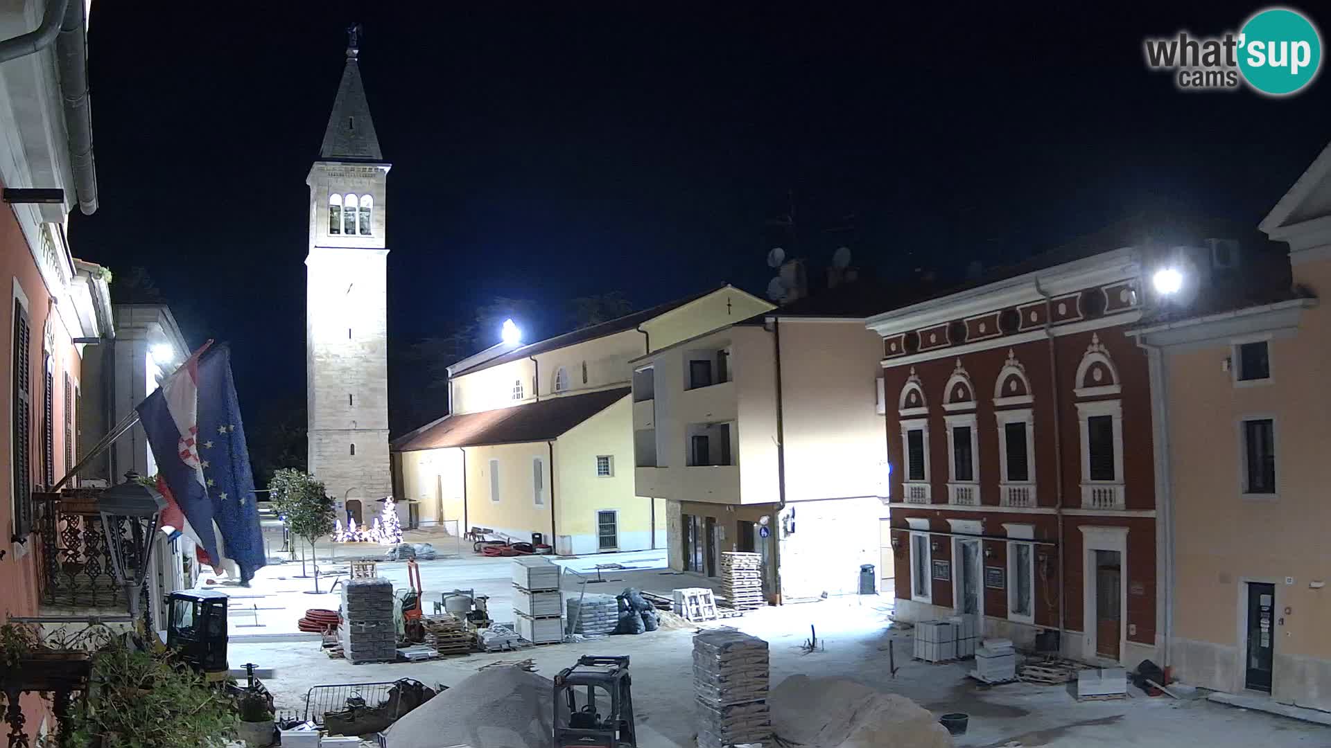 Live webcam Novigrad – Veliki Trg / Piazza Grande – Istria – Croatien