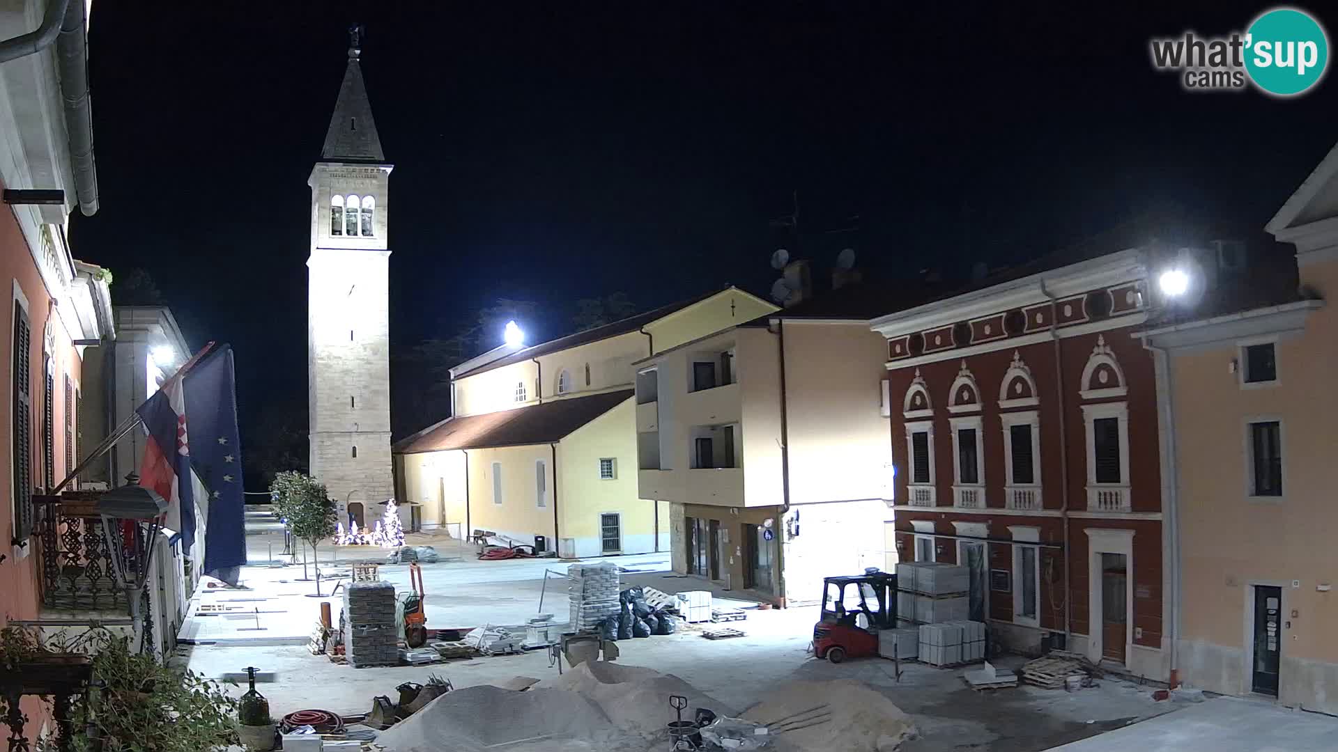 Live webcam Novigrad – Veliki Trg / Piazza Grande – Istria – Croatien