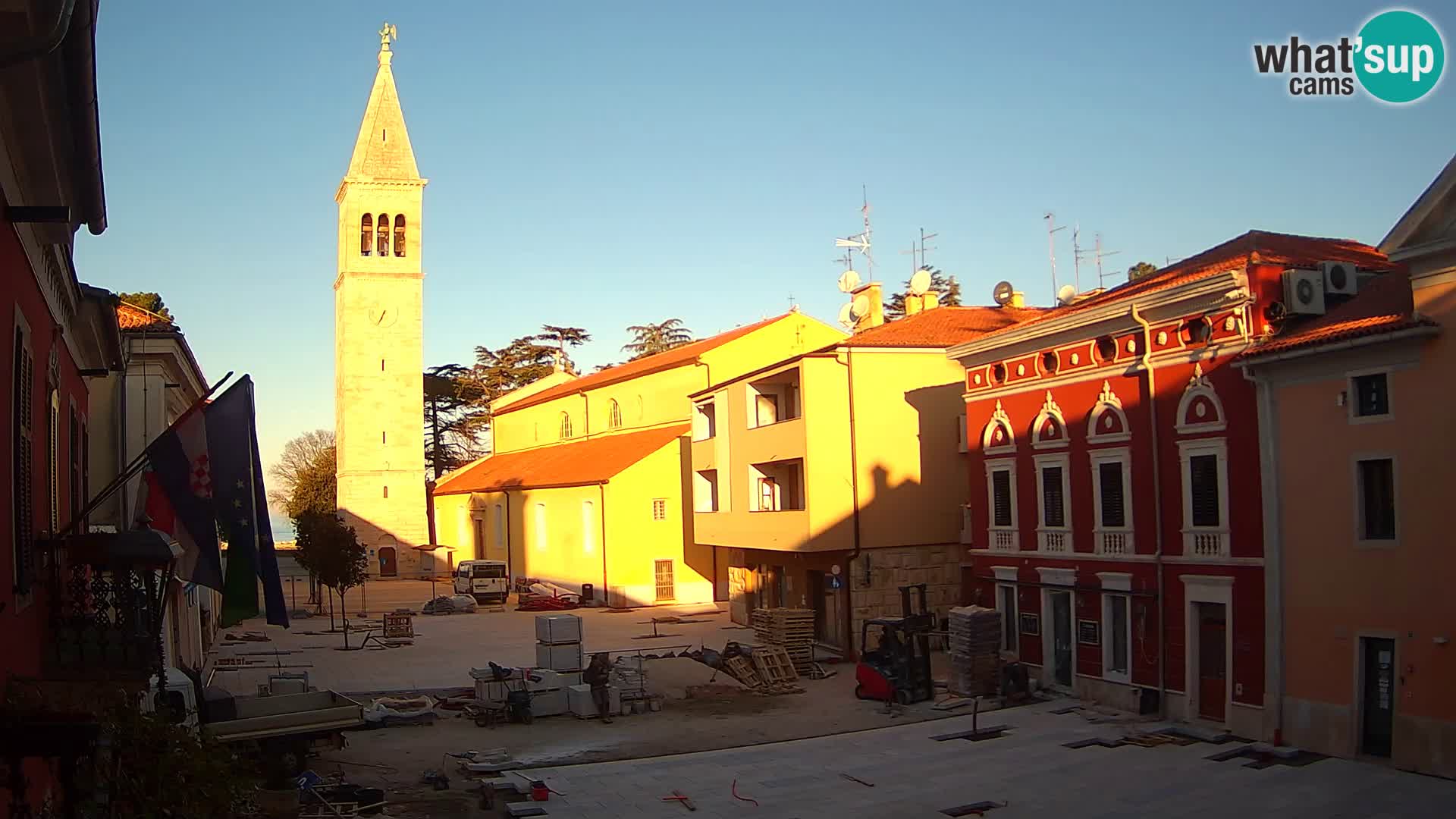 Live Webcam Novigrad – Veliki Trg (gran plaza) – Piazza Grande