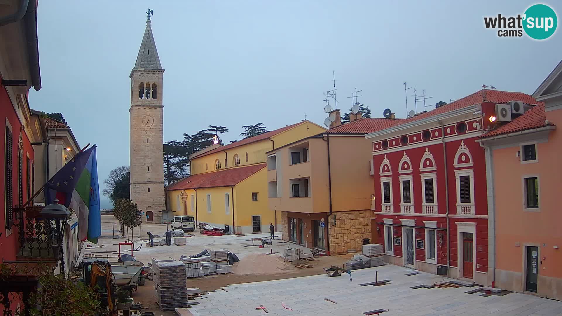 LIVE Webcam Cittanova / Novigrad – Piazza Grande – Istria