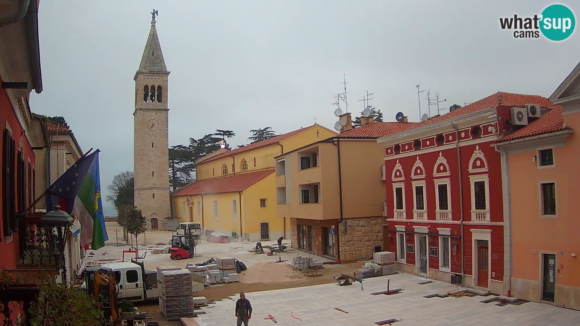 Live Webcam Novigrad – Veliki Trg (gran plaza) – Piazza Grande