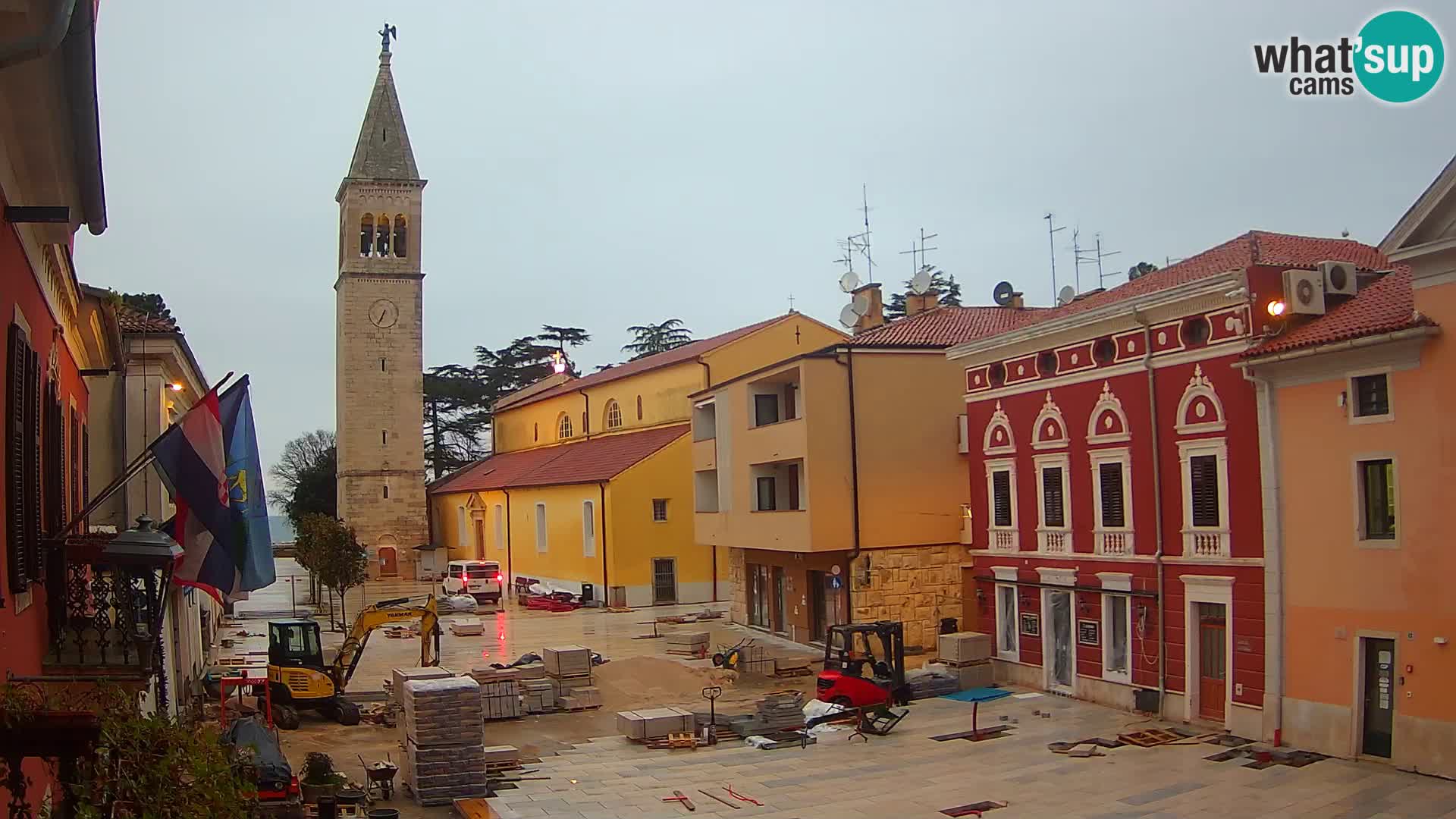 Novigrad Webcam – Veliki Trg (großen Platz) – Istrien – Kroatien