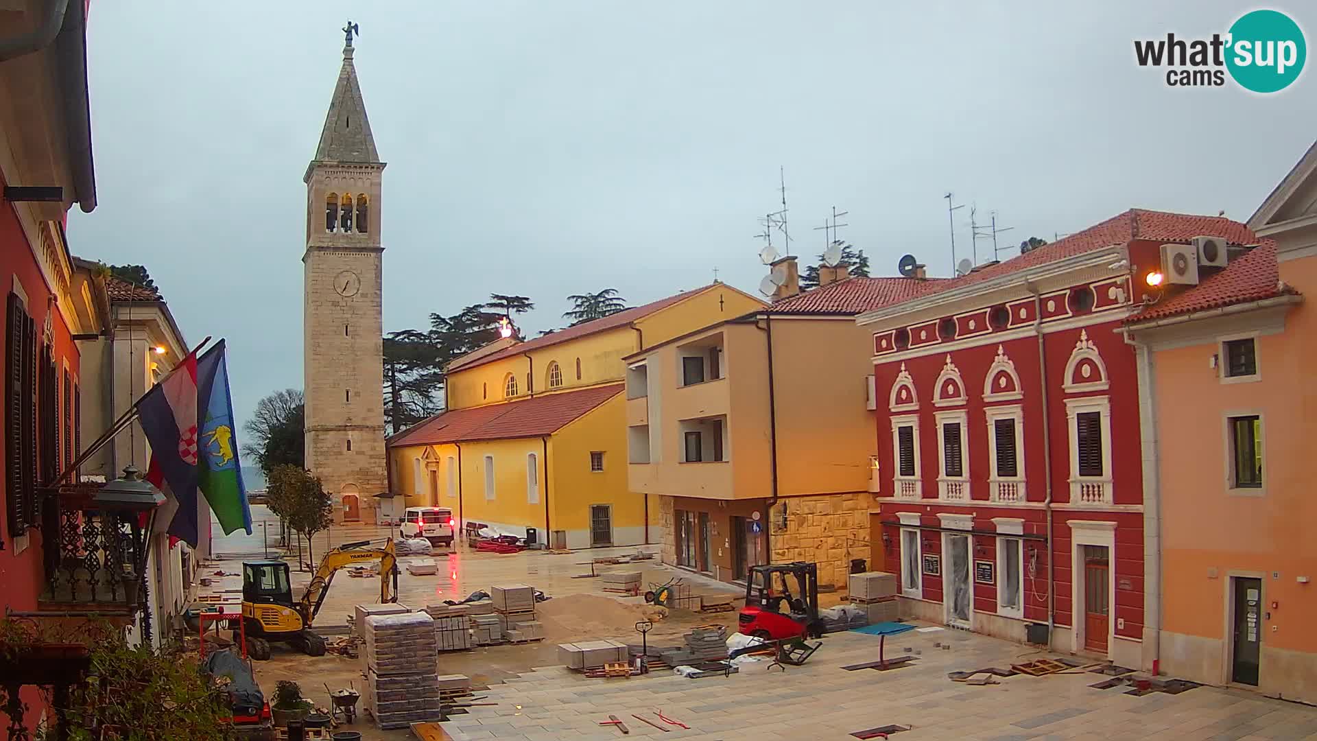 Novigrad Webcam – Veliki Trg (großen Platz) – Istrien – Kroatien