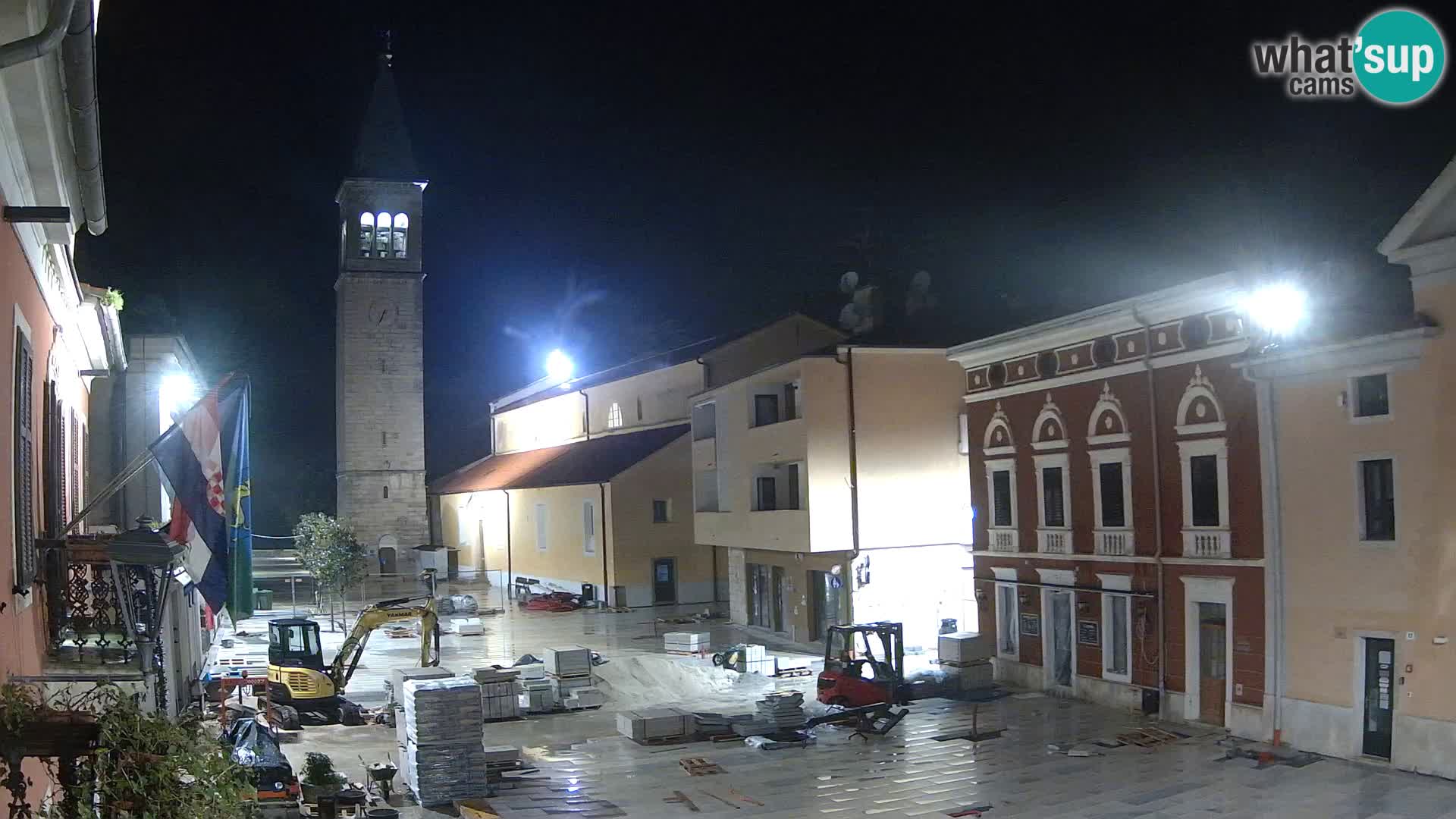 LIVE Webcam Cittanova / Novigrad – Piazza Grande – Istria