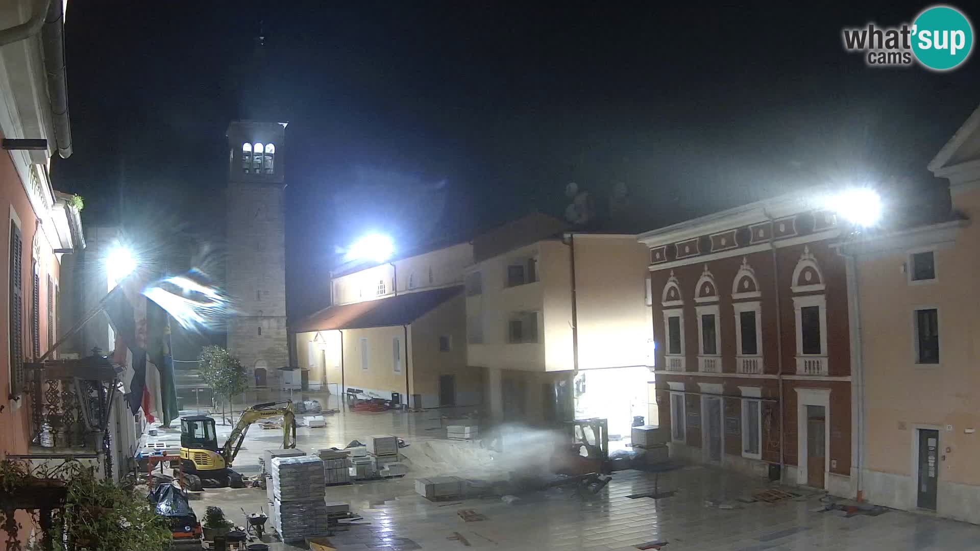 LIVE Webcam Cittanova / Novigrad – Piazza Grande – Istria