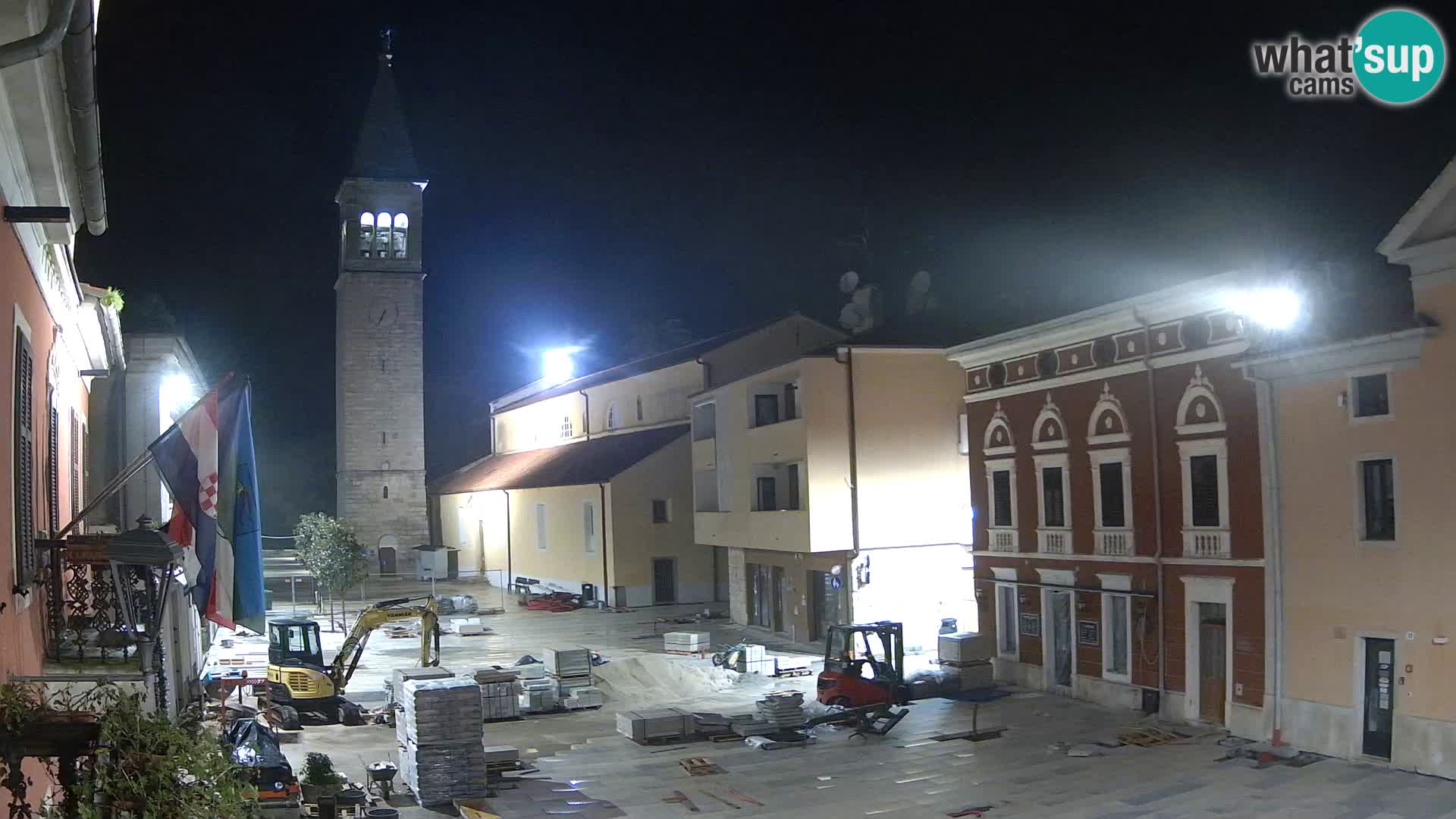 LIVE Webcam Cittanova / Novigrad – Piazza Grande – Istria