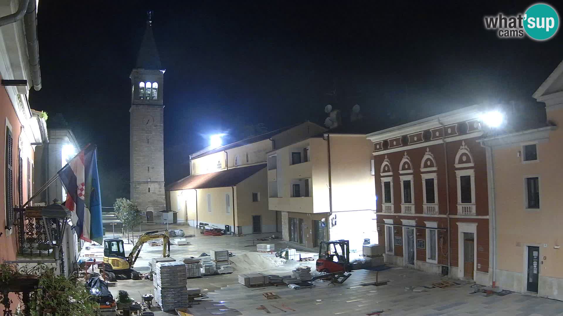 LIVE Webcam Cittanova / Novigrad – Piazza Grande – Istria