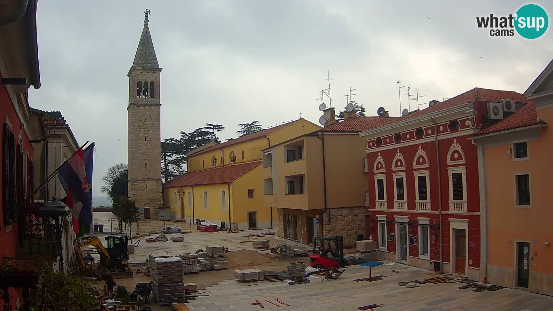 Live Webcam Novigrad – Veliki Trg (gran plaza) – Piazza Grande