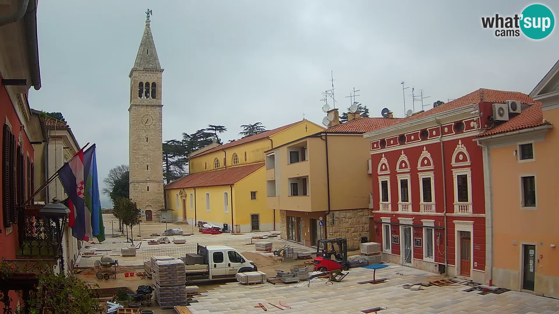 Live Webcam Novigrad – Veliki Trg (gran plaza) – Piazza Grande