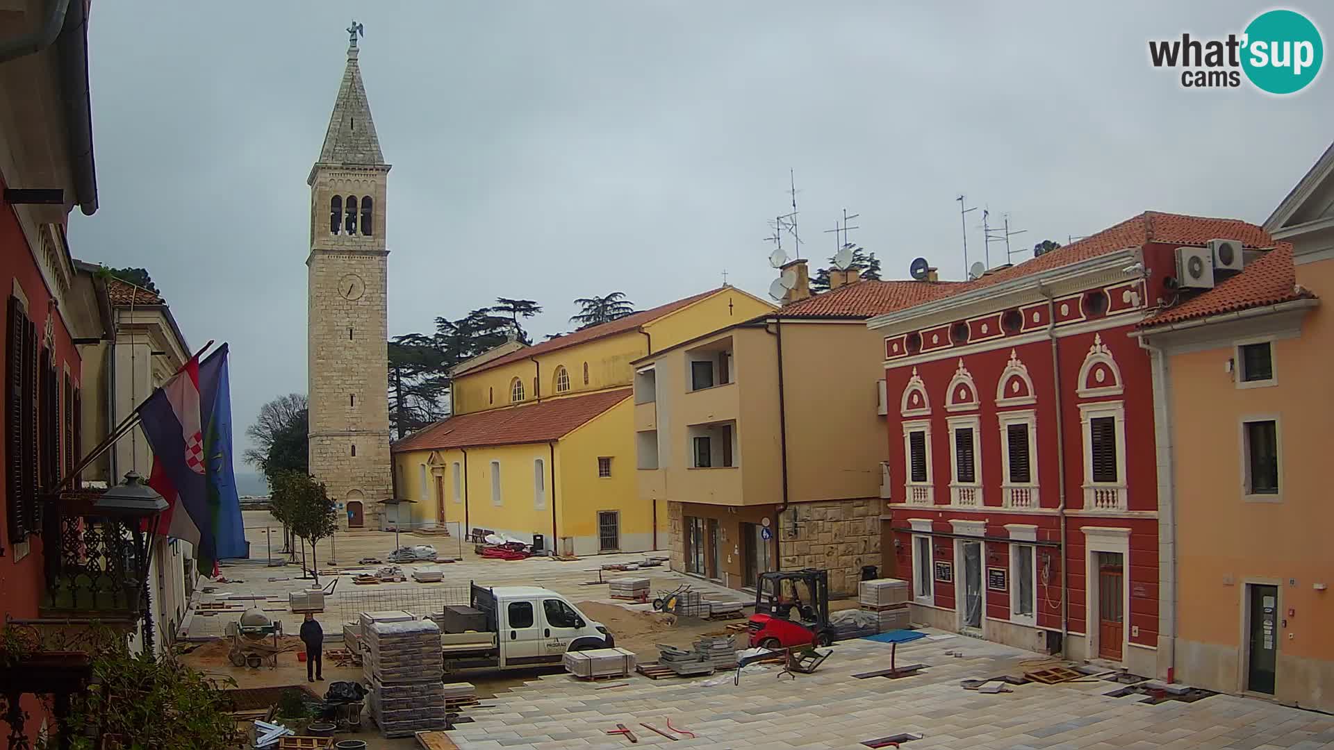 Live Webcam Novigrad – Veliki Trg (gran plaza) – Piazza Grande