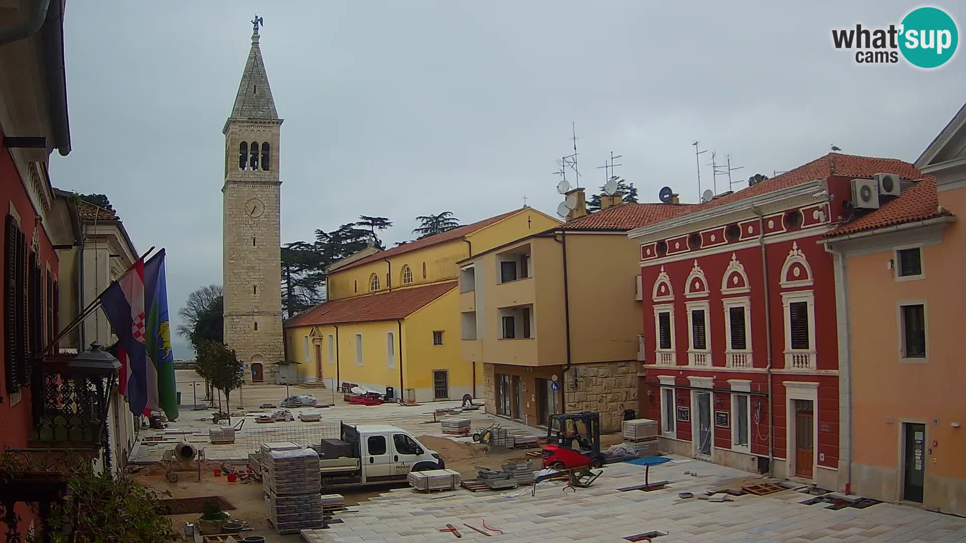 Live Webcam Novigrad – Veliki Trg (gran plaza) – Piazza Grande