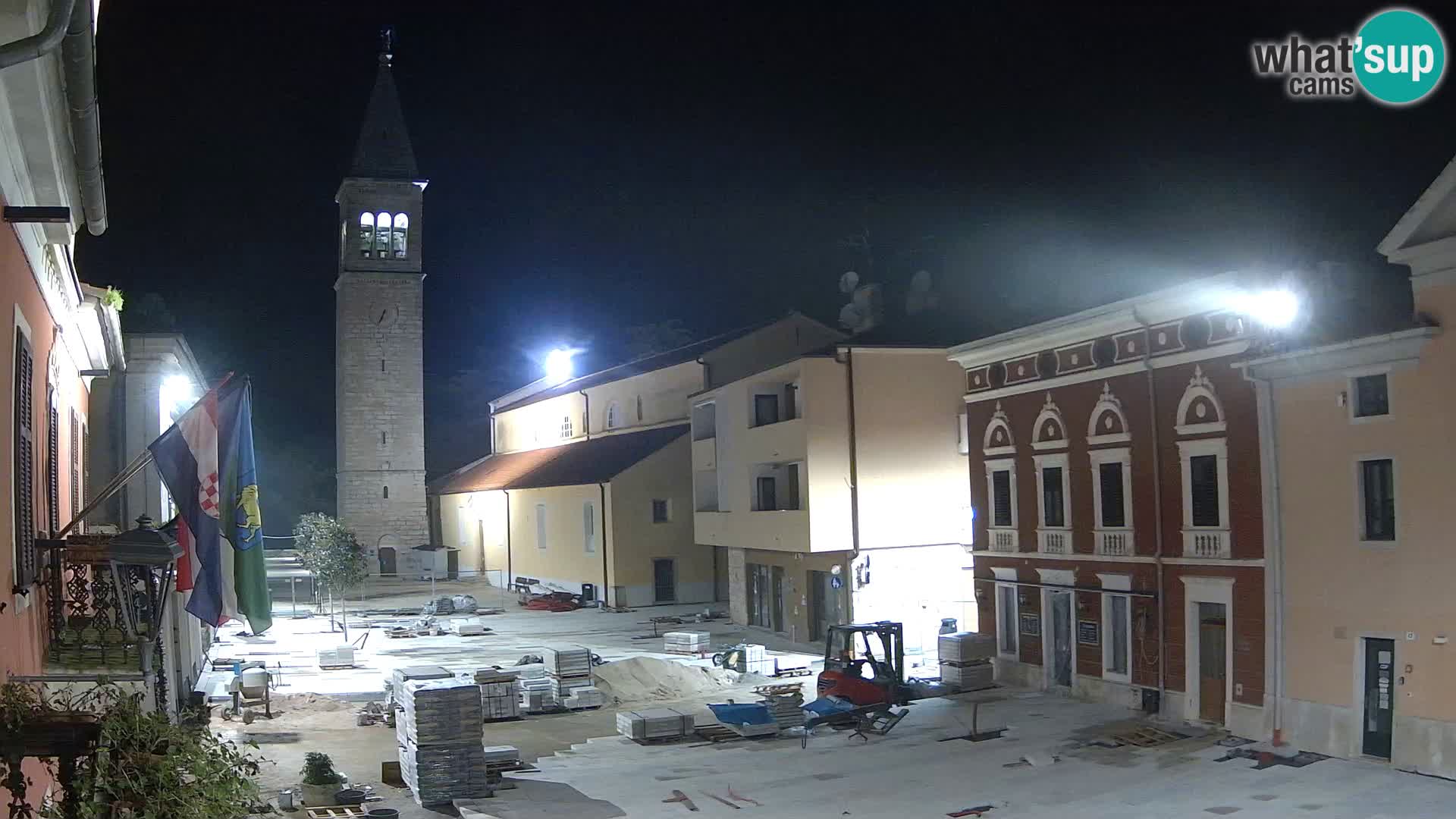 Live webcam Novigrad – Veliki Trg (grande place) – Piazza Grande