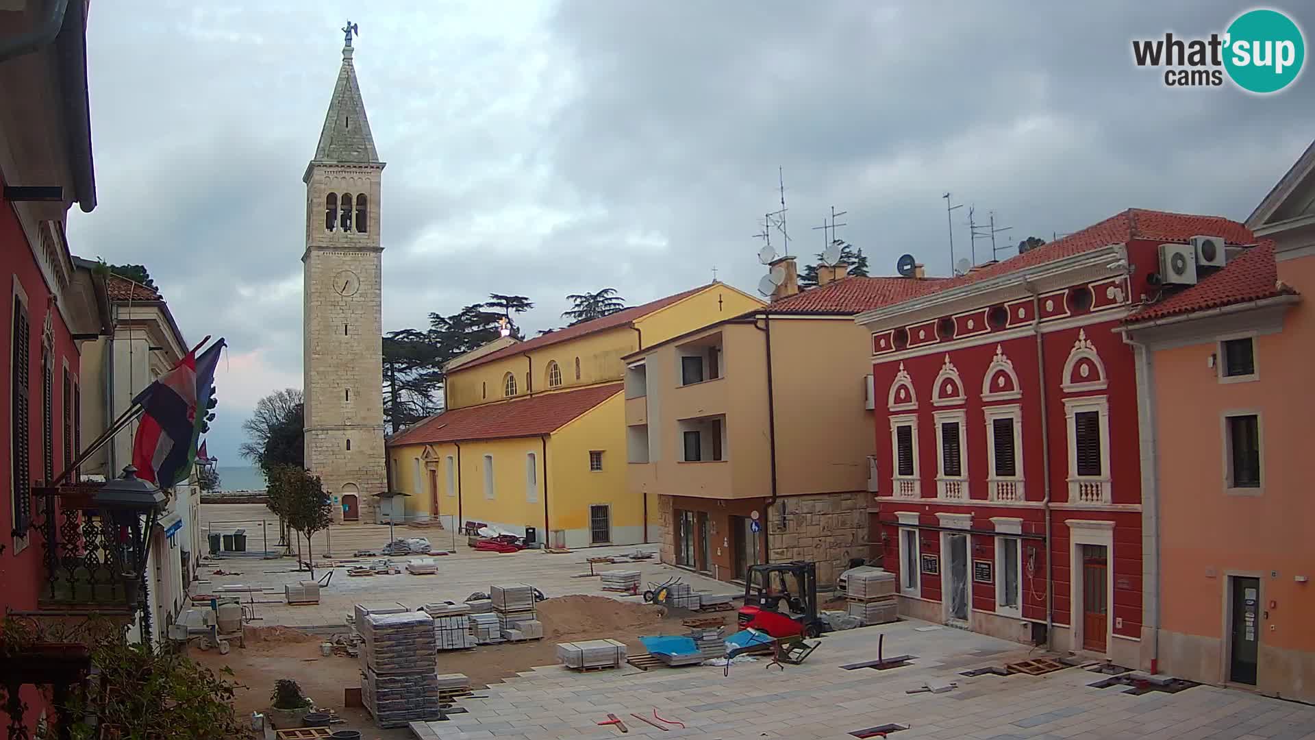 Live Webcam Novigrad – Veliki Trg (gran plaza) – Piazza Grande