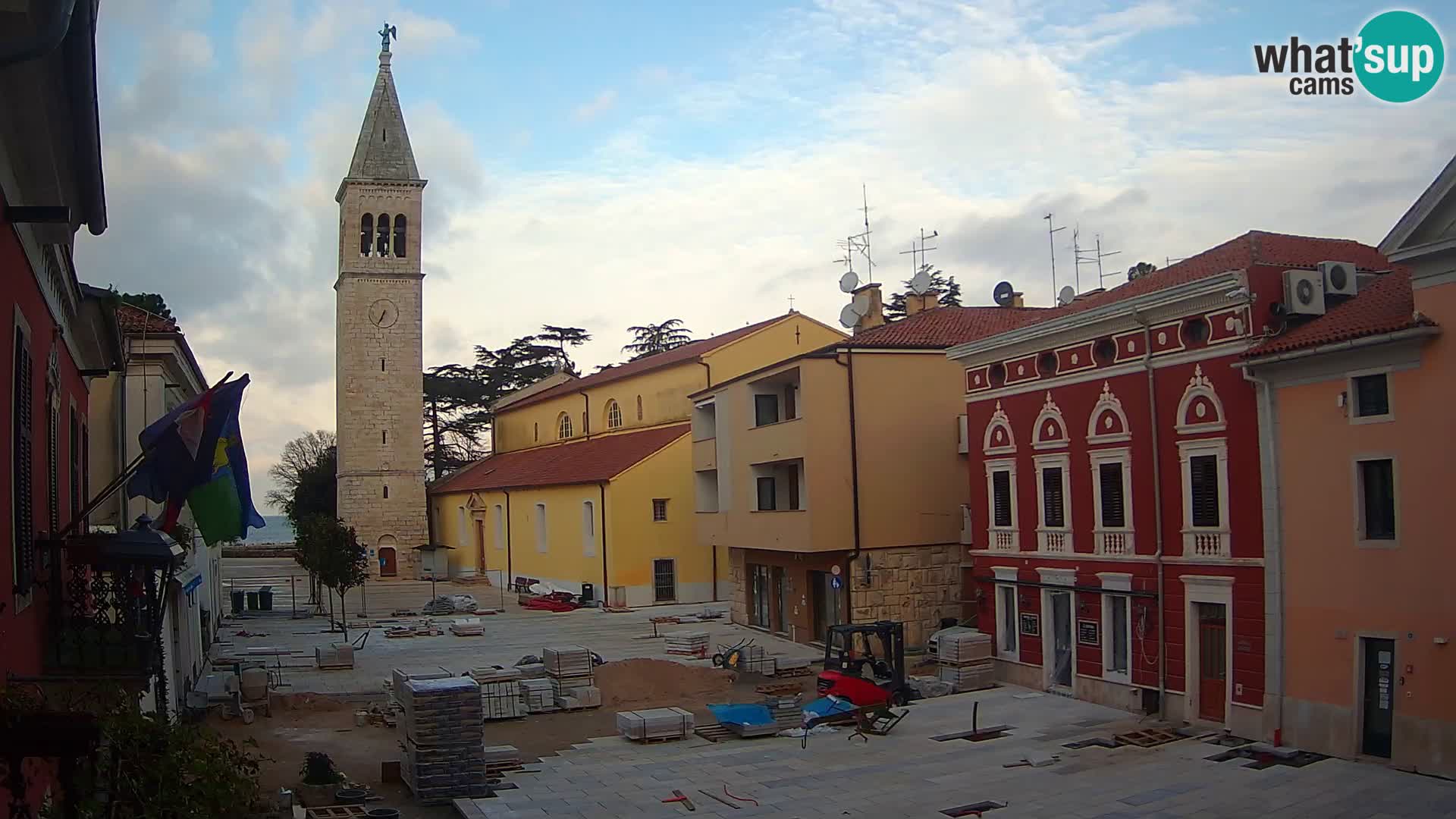 Live webcam Novigrad – Veliki Trg (grande place) – Piazza Grande