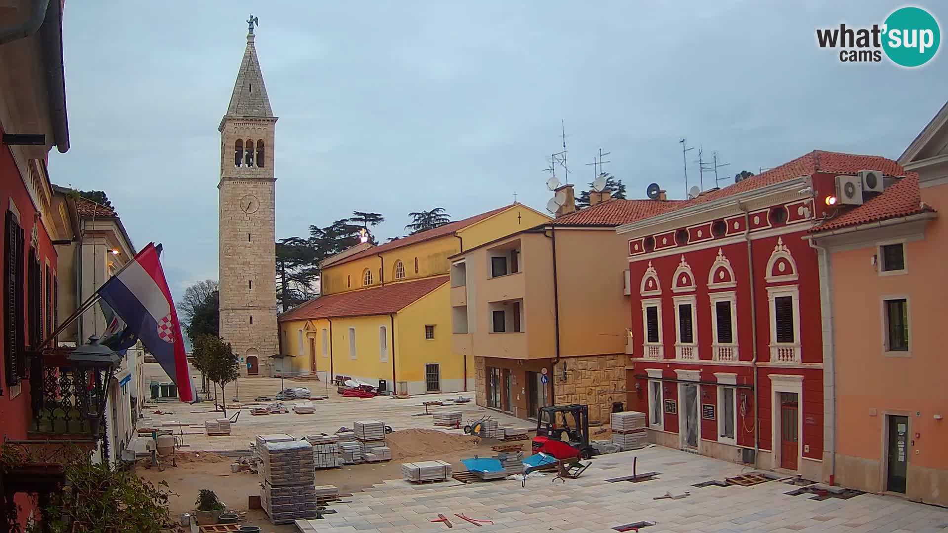 Live Webcam Novigrad – Veliki Trg (gran plaza) – Piazza Grande