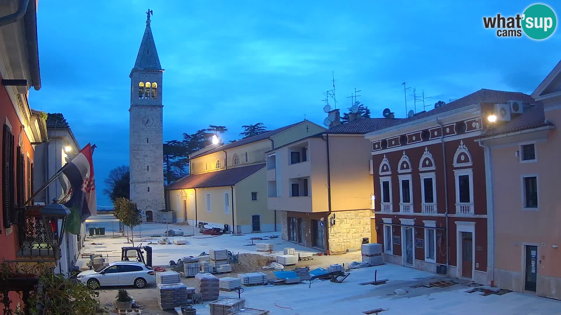 Novigrad Webcam – Veliki Trg (großen Platz) – Istrien – Kroatien