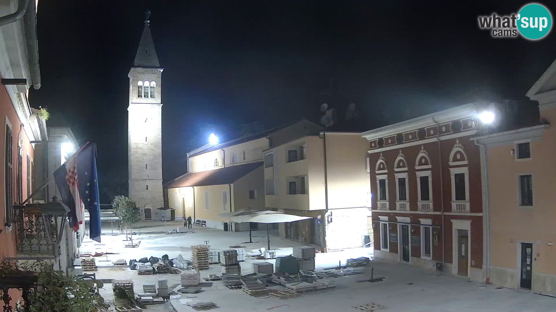 Live webcam Novigrad – Veliki Trg / Piazza Grande – Istria – Croatien