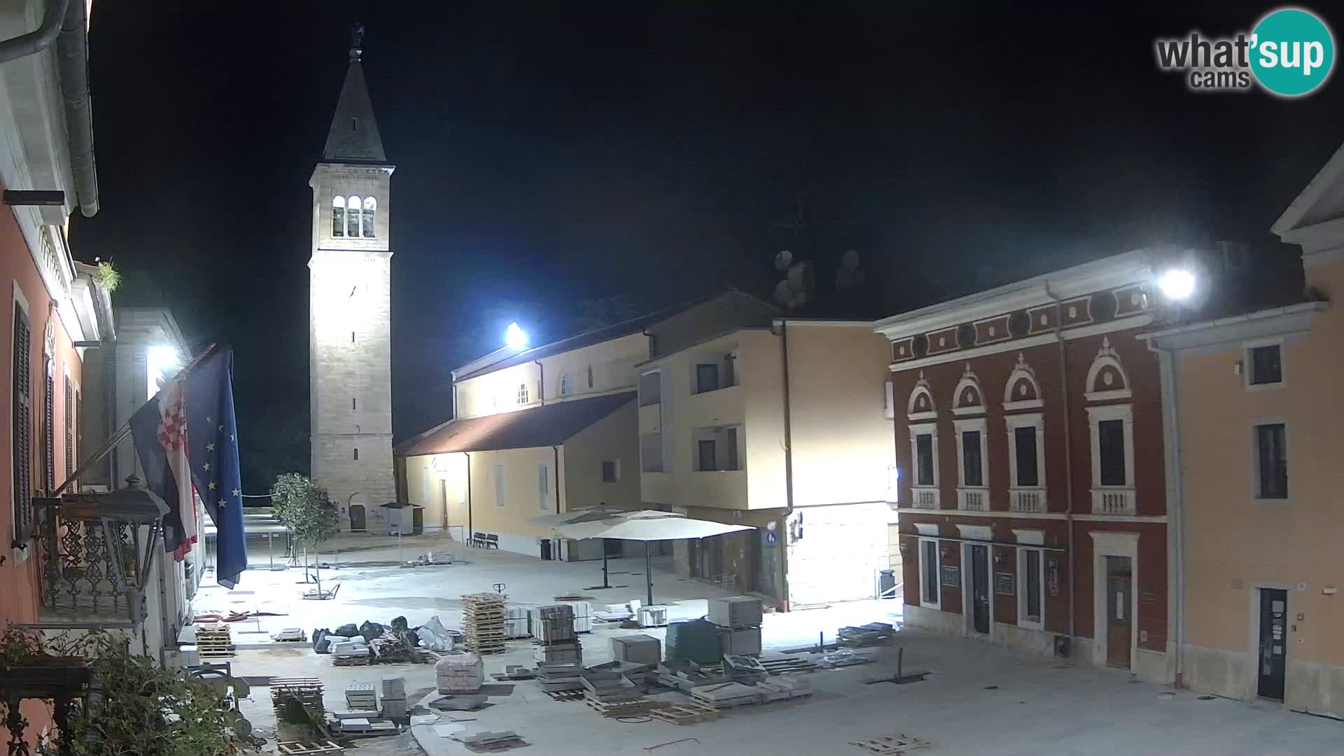 Live webcam Novigrad – Veliki Trg / Piazza Grande – Istria – Croatien