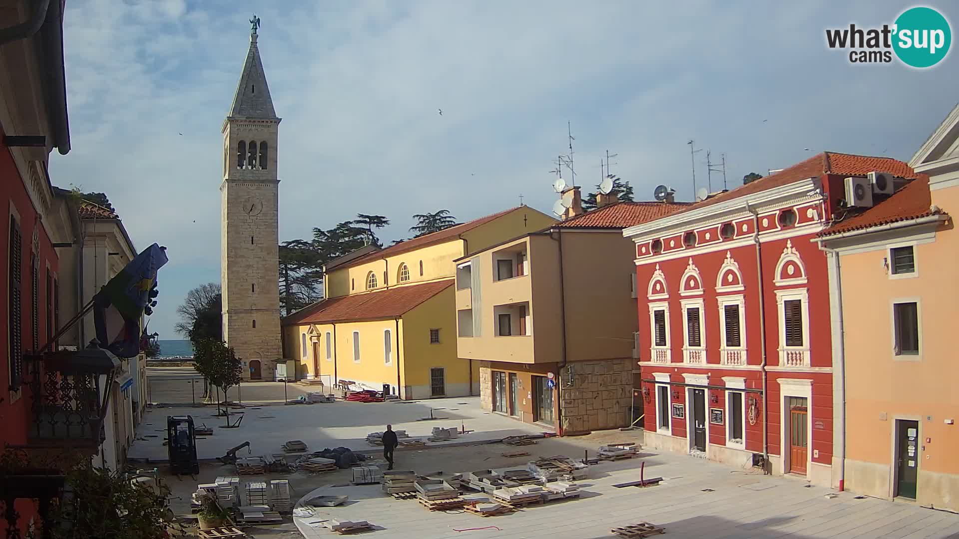 LIVE Webcam Cittanova / Novigrad – Piazza Grande – Istria