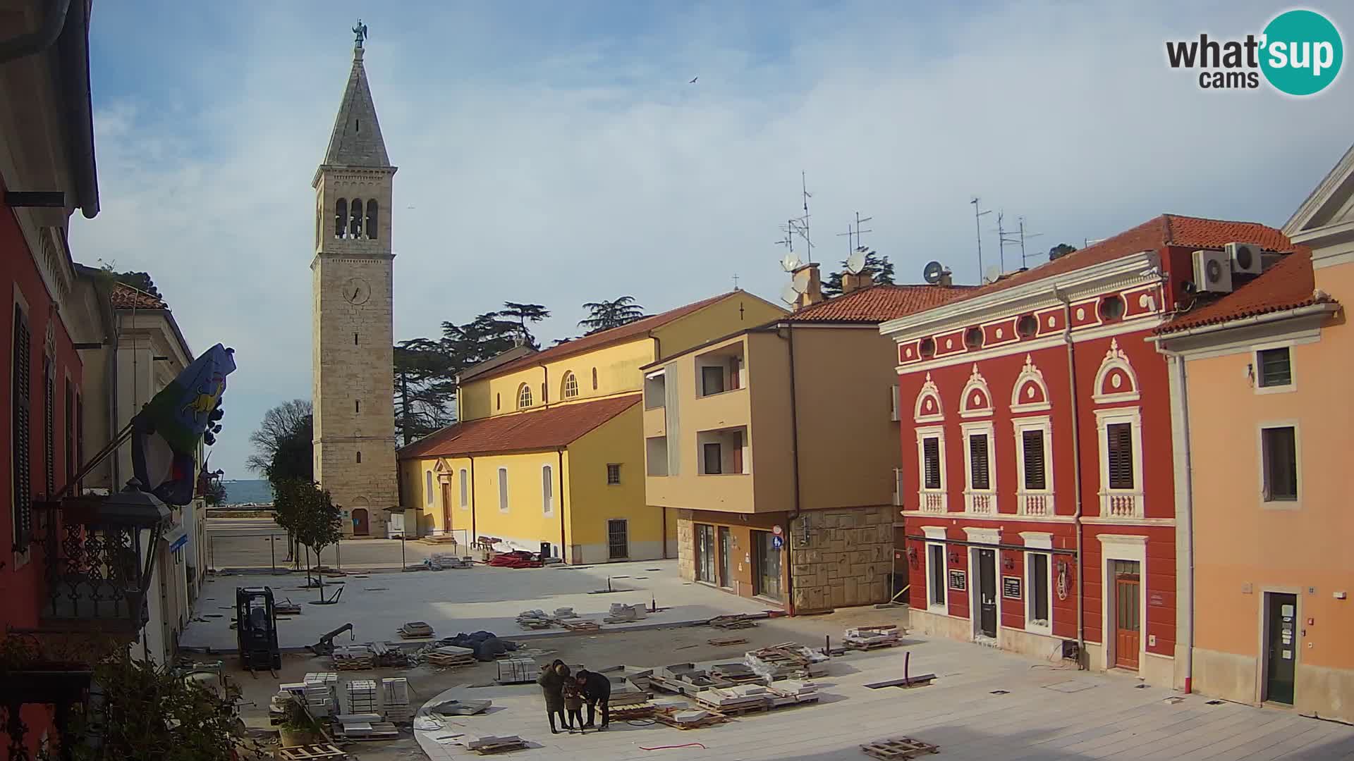 Live webcam Novigrad – Veliki Trg / Piazza Grande – Istria – Croatien