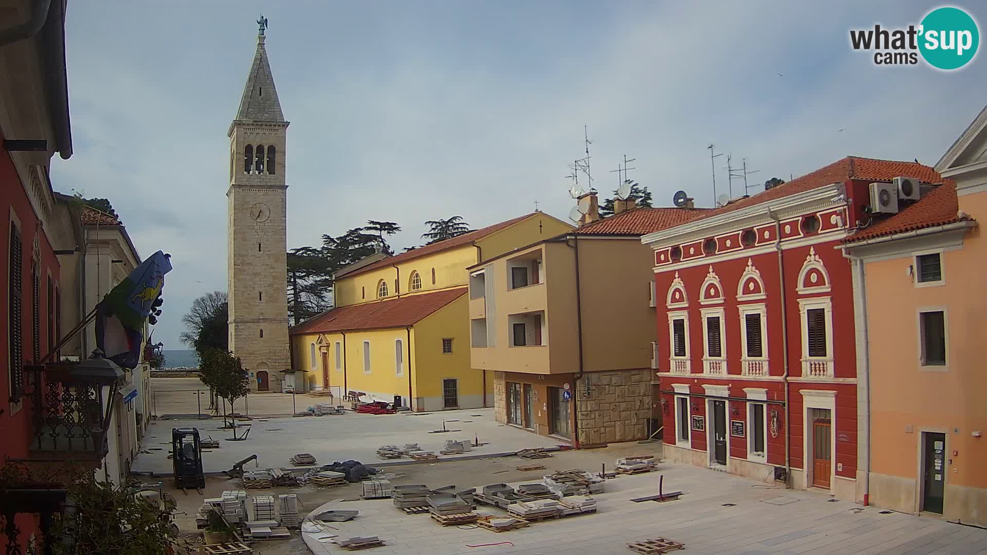 Live webcam Novigrad – Veliki Trg (grande place) – Piazza Grande