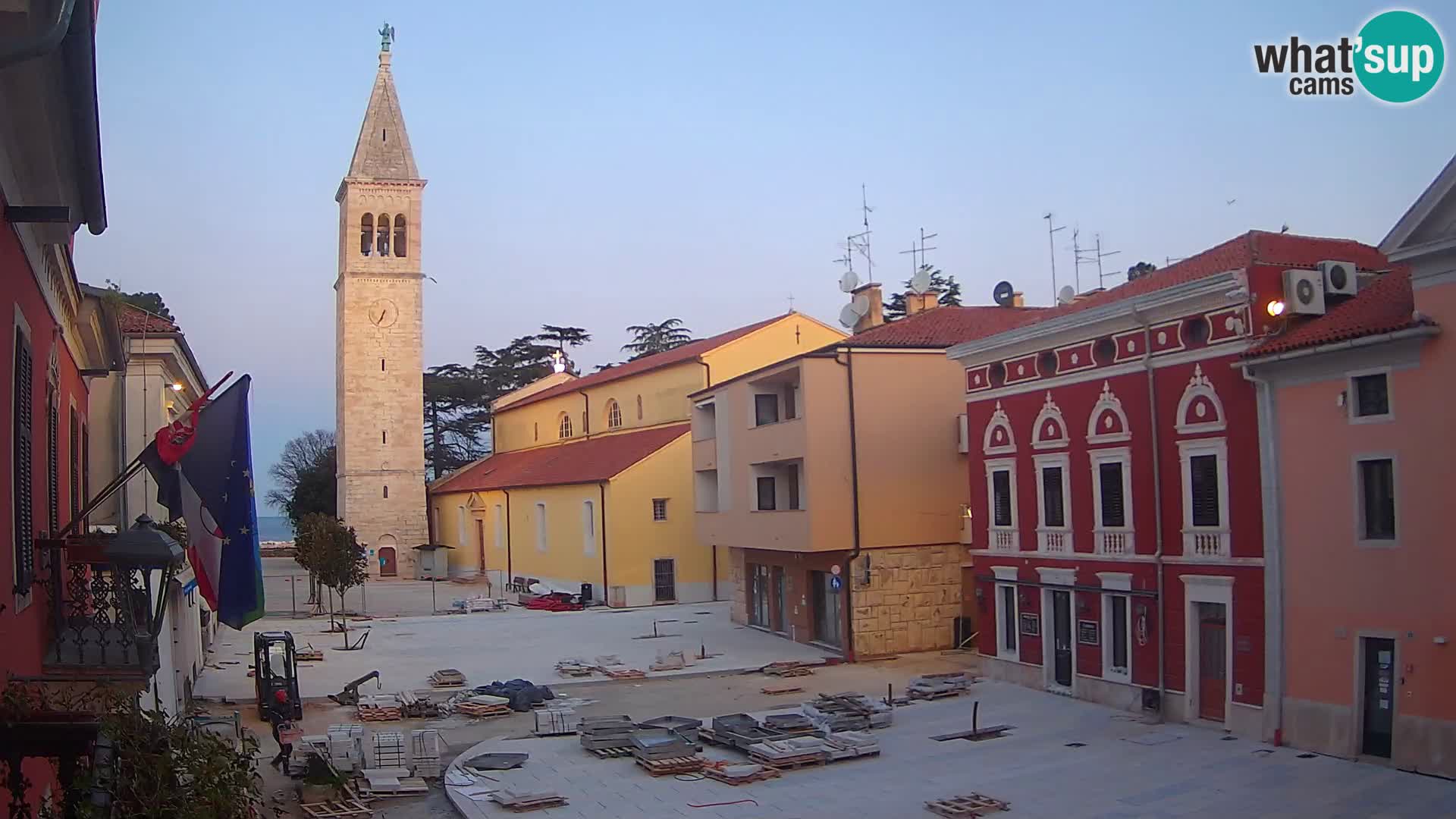 LIVE Webcam Cittanova / Novigrad – Piazza Grande – Istria