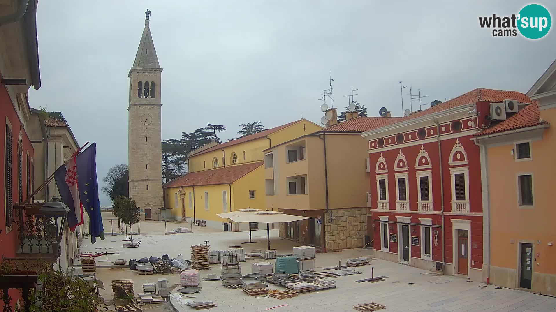 Live Webcam Novigrad – Veliki Trg (gran plaza) – Piazza Grande