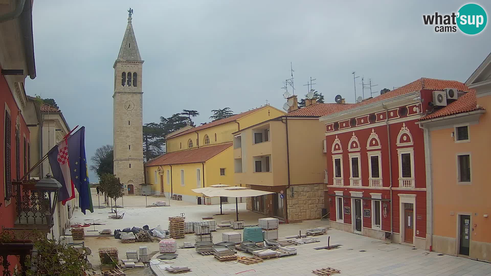 Live Webcam Novigrad – Veliki Trg (gran plaza) – Piazza Grande