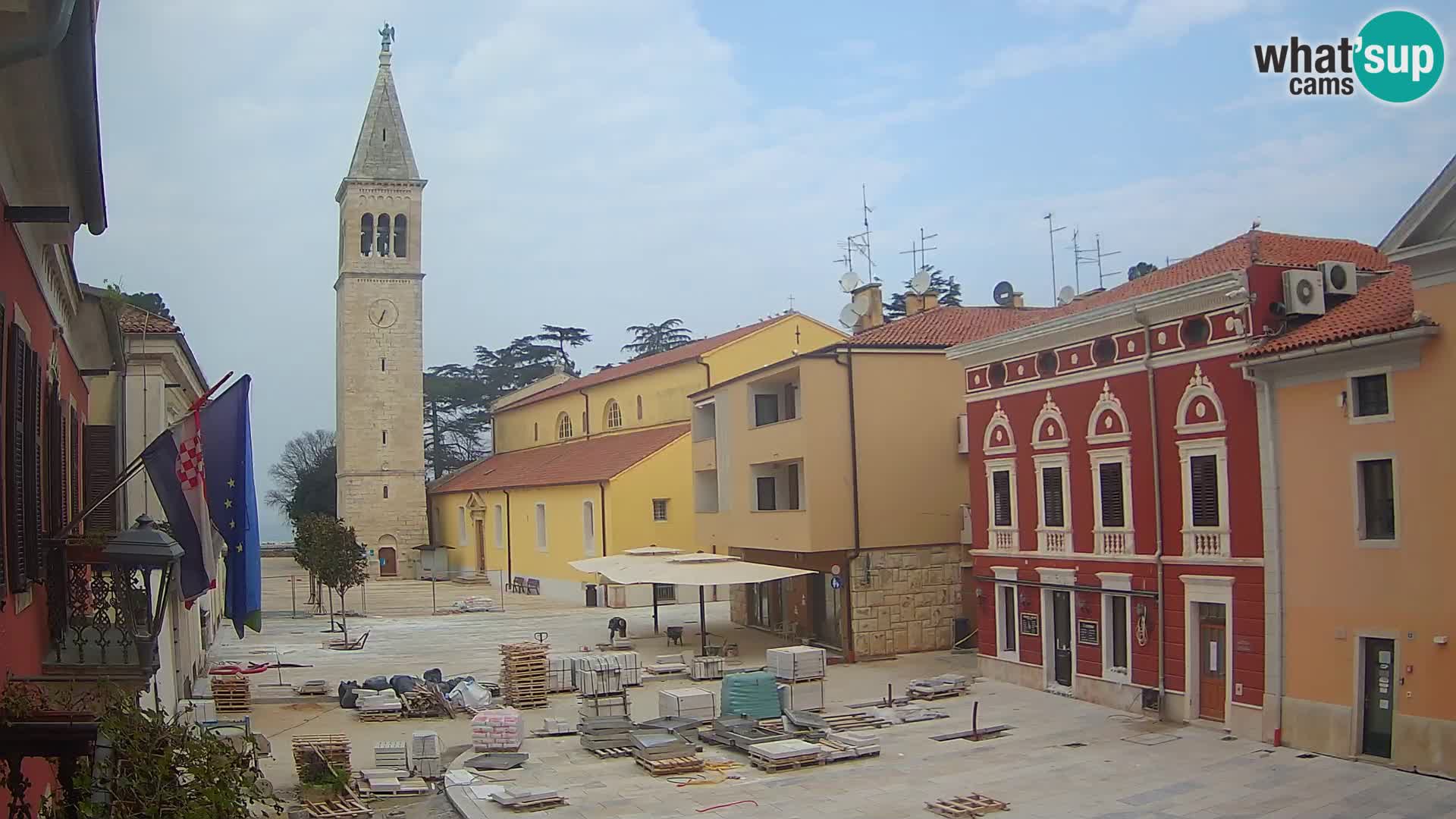 Live webcam Novigrad – Veliki Trg / Piazza Grande – Istria – Croatien