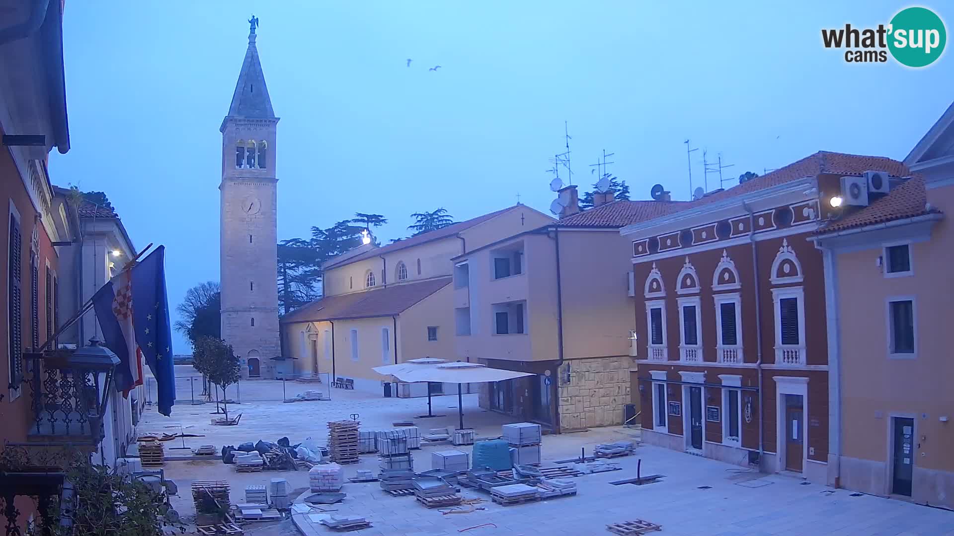 LIVE Webcam Cittanova / Novigrad – Piazza Grande – Istria