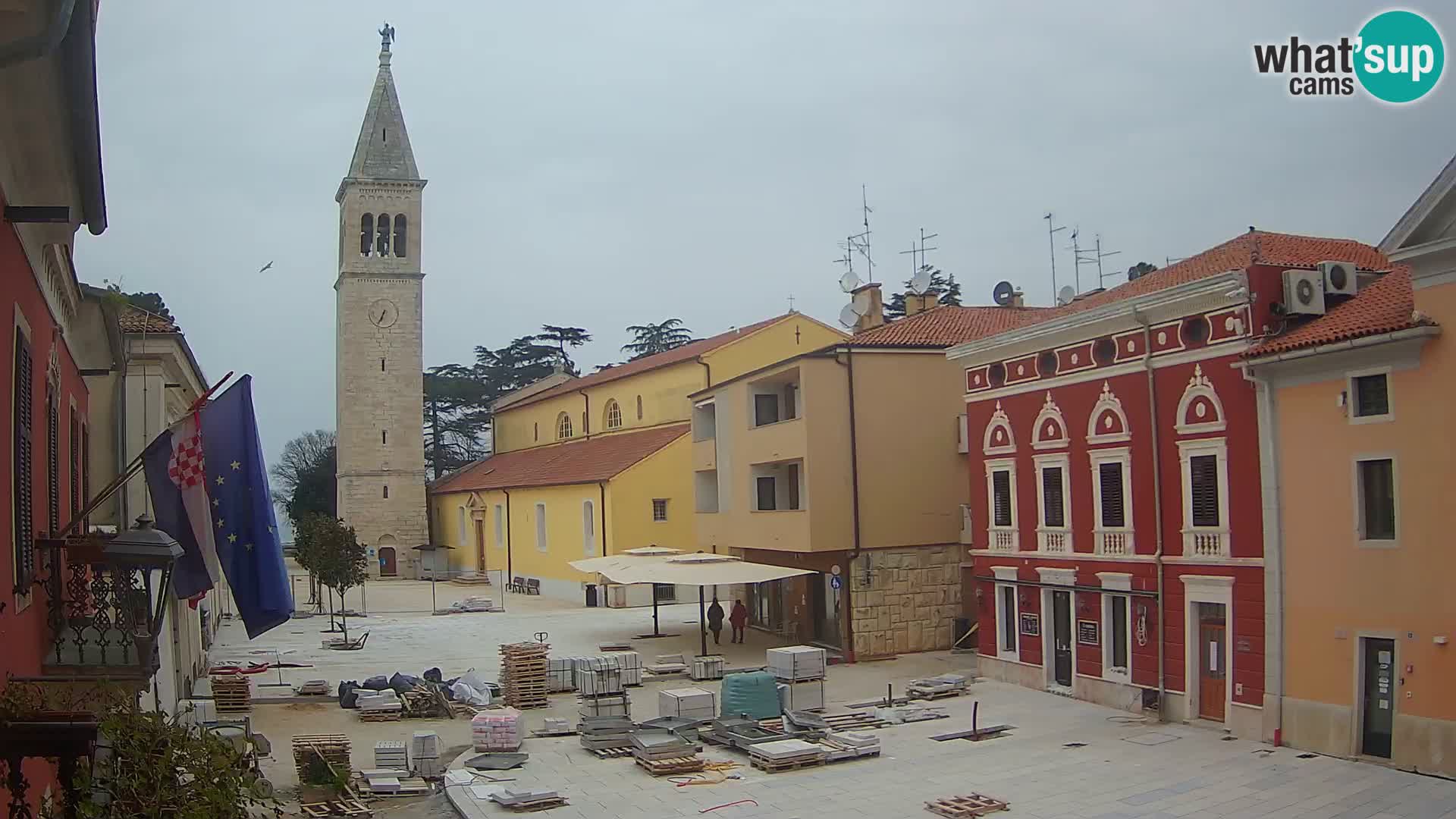 Live Webcam Novigrad – Veliki Trg (gran plaza) – Piazza Grande